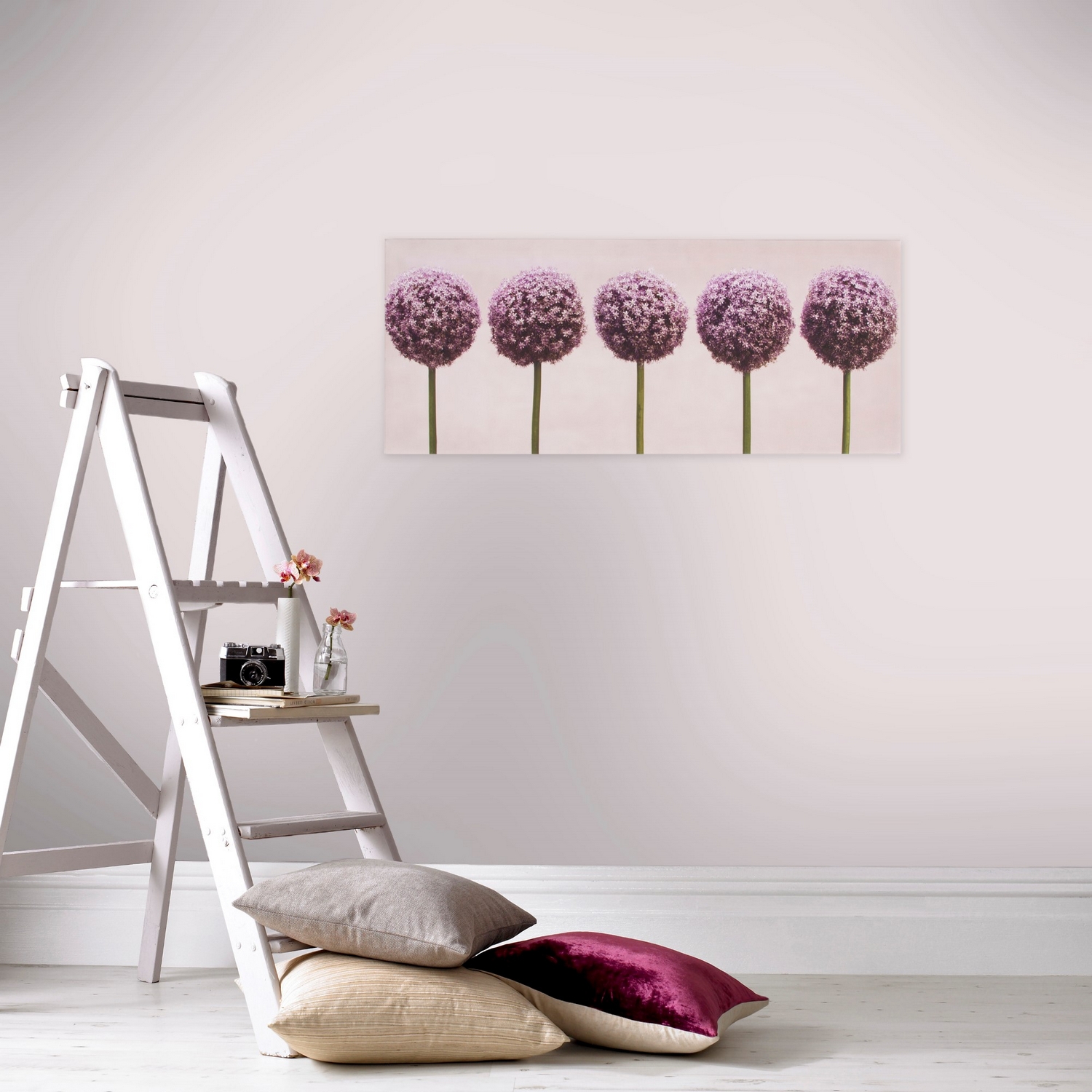 Tavla Art for the Home Alliums In A Row