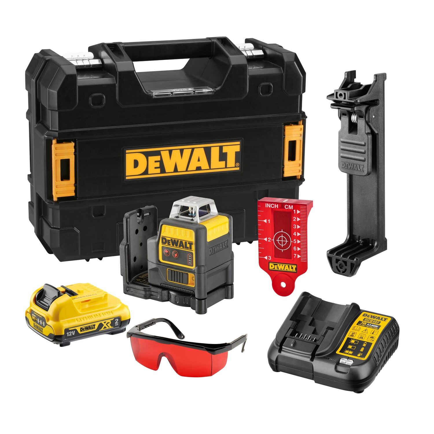 Linjelaser DeWalt DCE0811D1R 720 12V Röd
