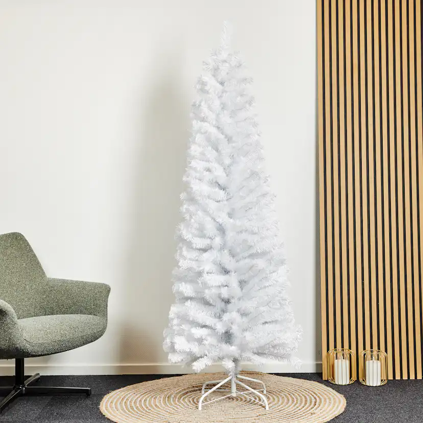 Plastgran Nordic Winter Smal Julgran Bling 180x68 cm