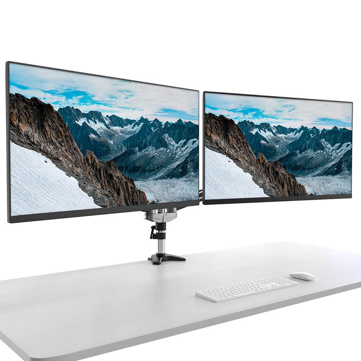 Monitor Arm Desire2 Duo Aluminium upp till 32"