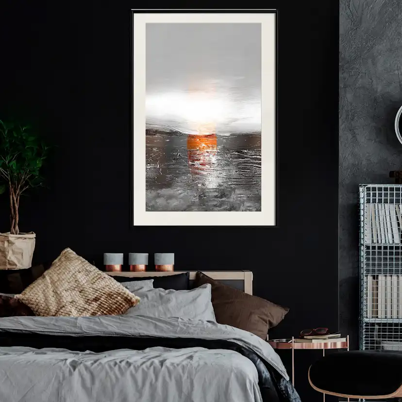 Poster Artgeist Affisch Abstract Sunset