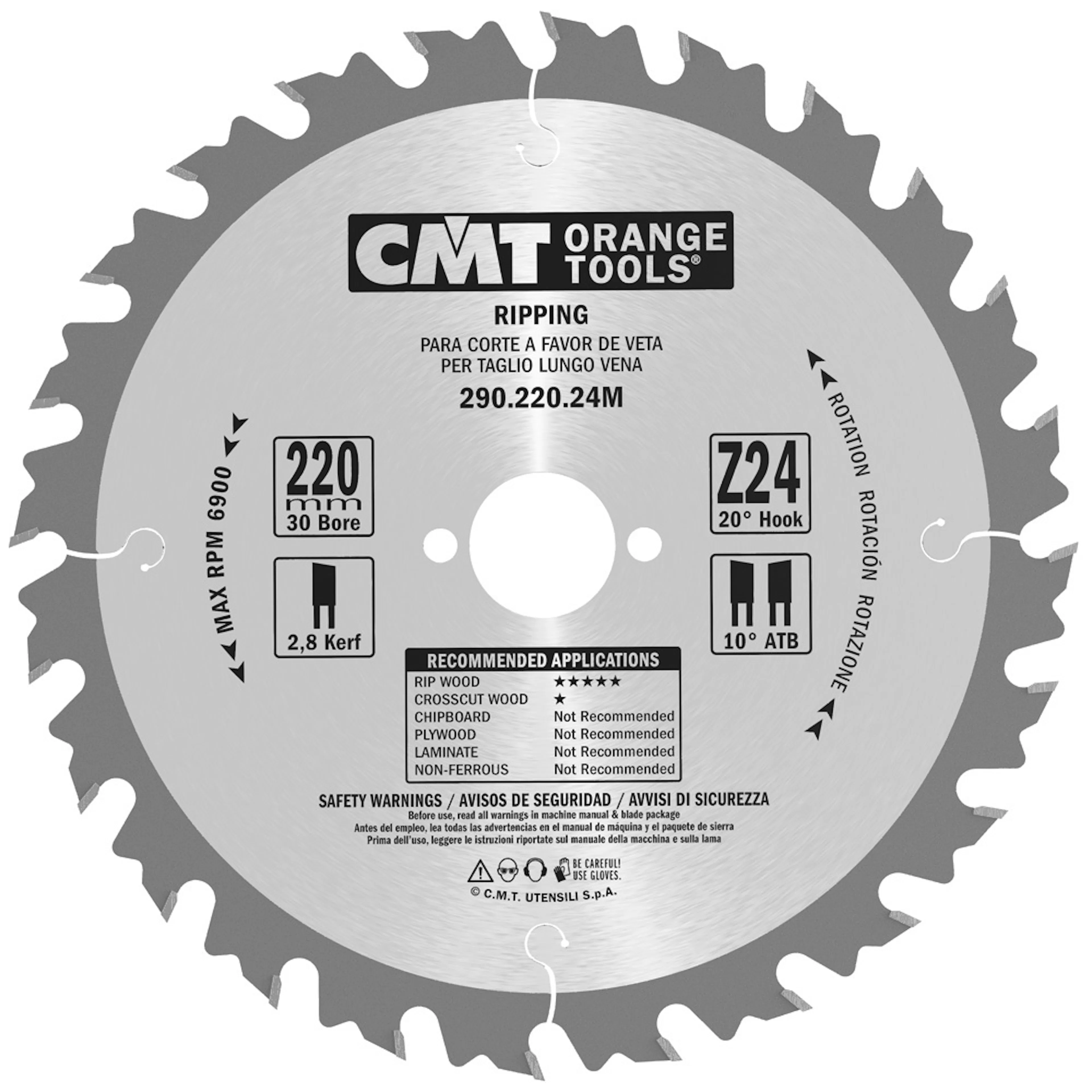 Sågklinga CMT Orange Tools Klyvning
