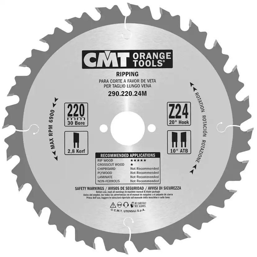 Sågklinga CMT Orange Tools Klyvning