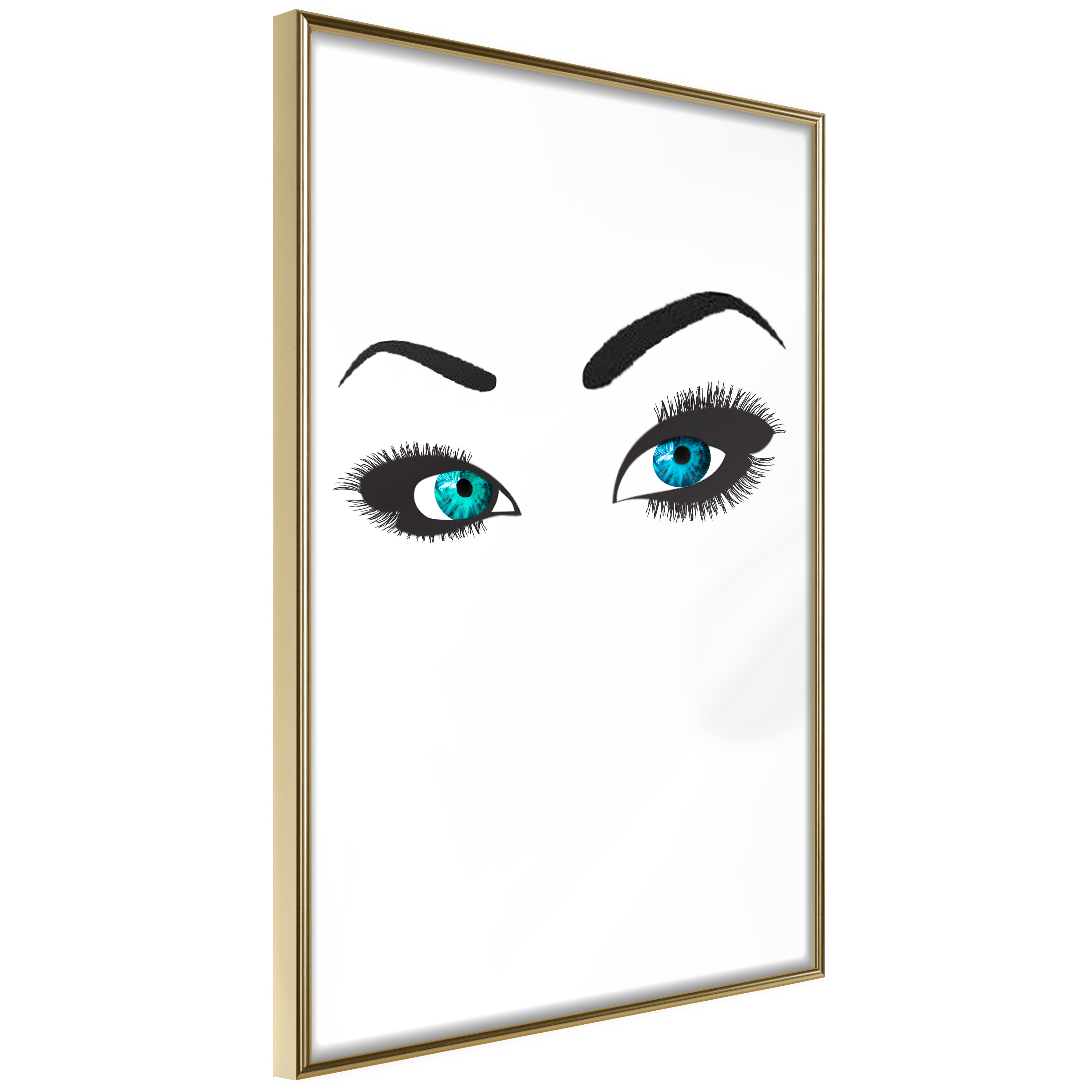 Poster Artgeist Affisch Two-Colored Eyes