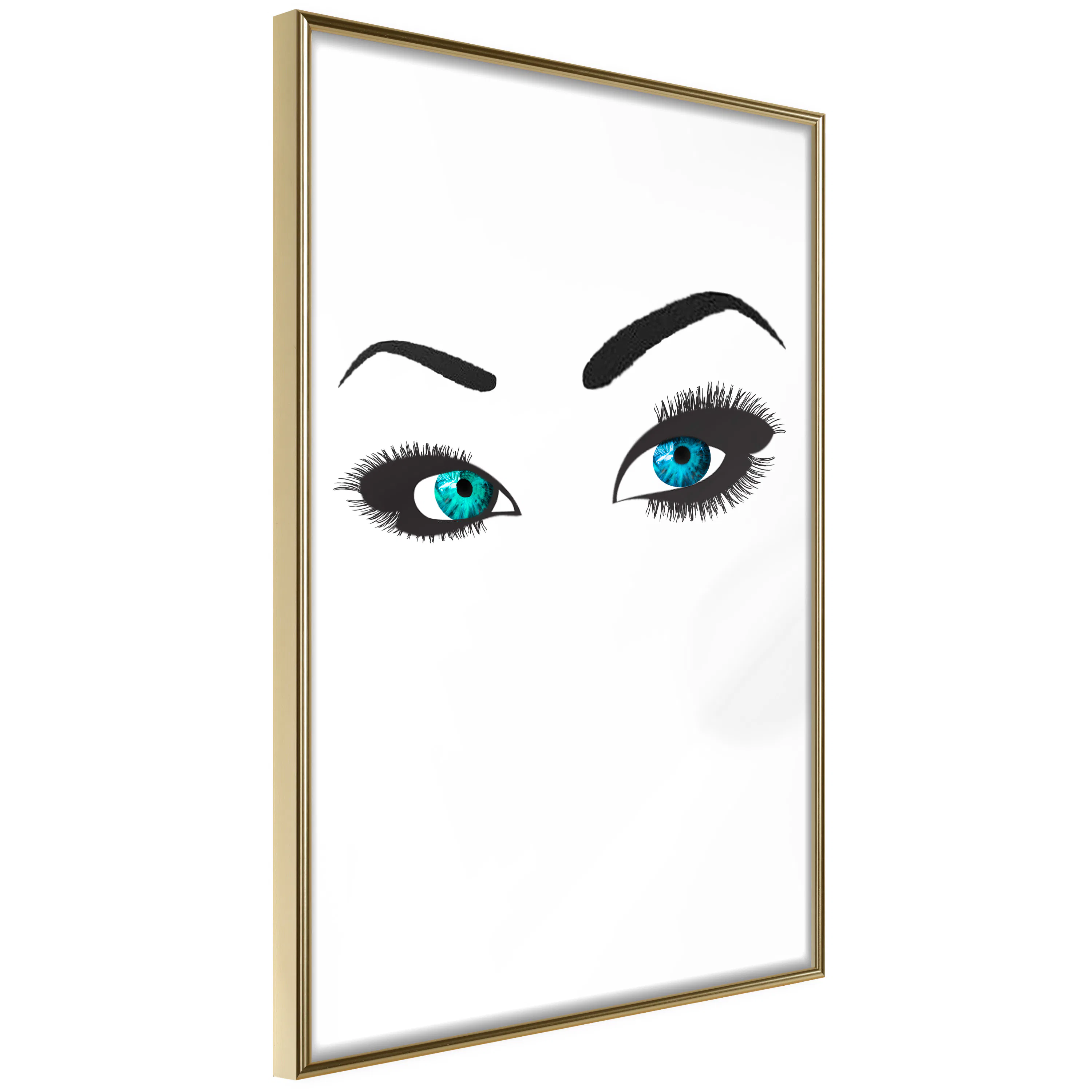 Poster Artgeist Affisch Two-Colored Eyes