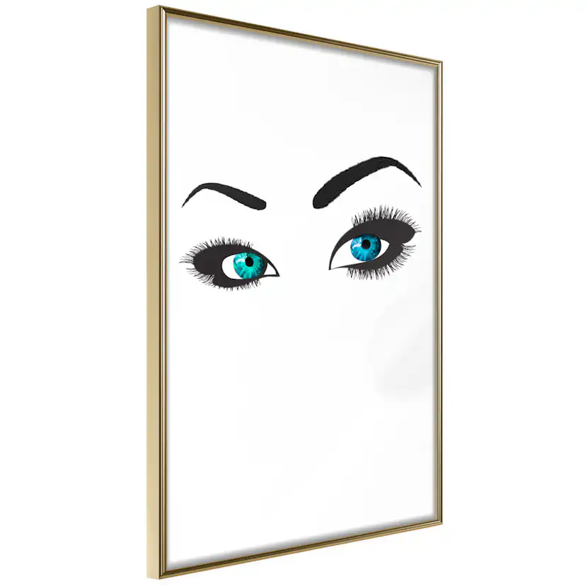Poster Artgeist Affisch Two-Colored Eyes