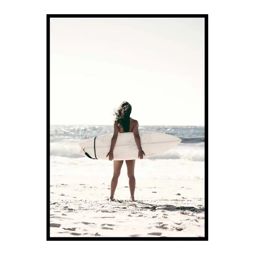 Surfer On Beach 50x70 cm