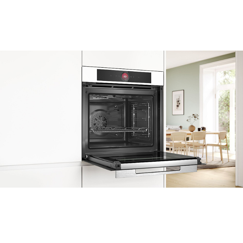 Ugn och Mikro Bosch HBG7721W1S + CMG7241W1 Serie 8 AirFry & WIFI Vit