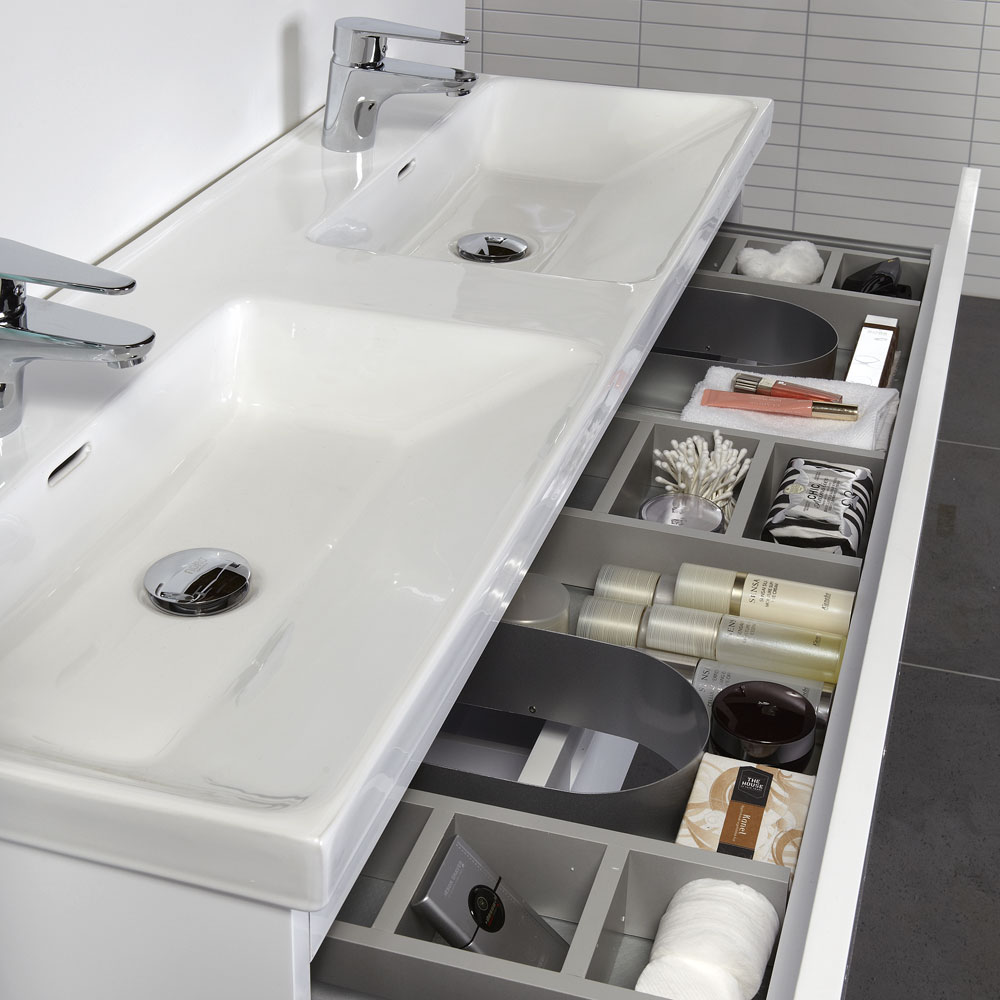 Möbelpaket Noro Relounge 1200 Vit Dubbel