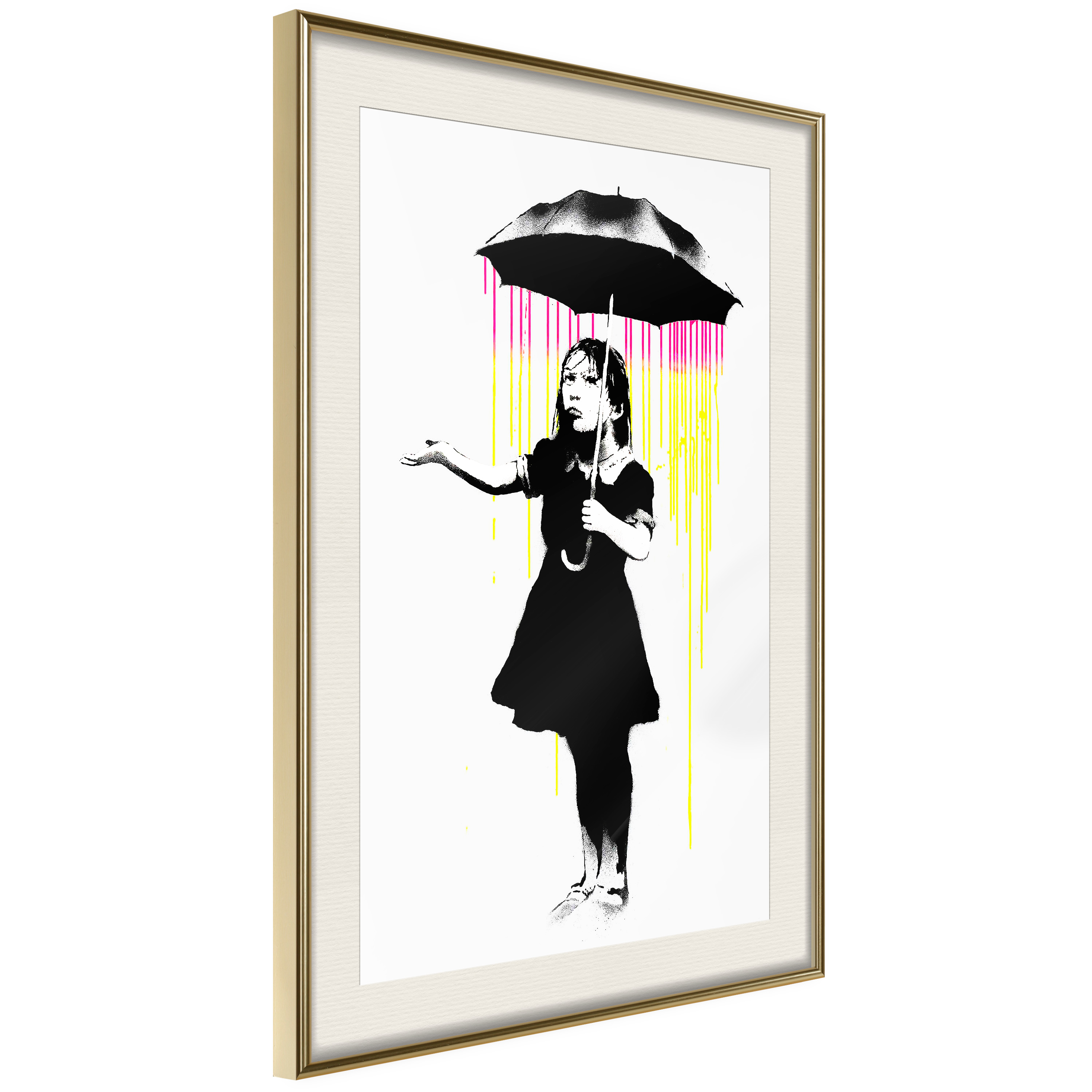 Poster Artgeist Affisch Girl with Umbrella