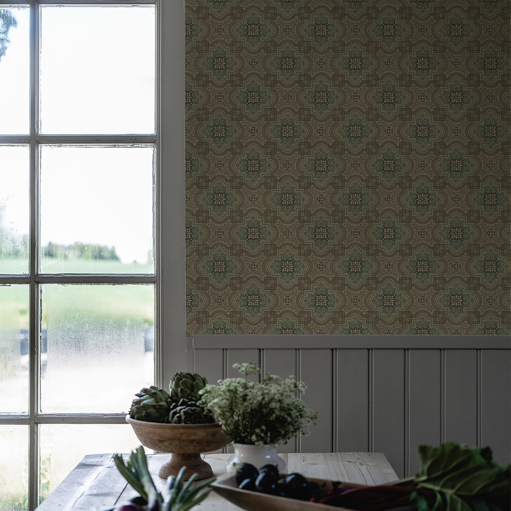 Tapet Duro Gammalsvenska Klassiker 1850-1950 Alnön Beige 517-02
