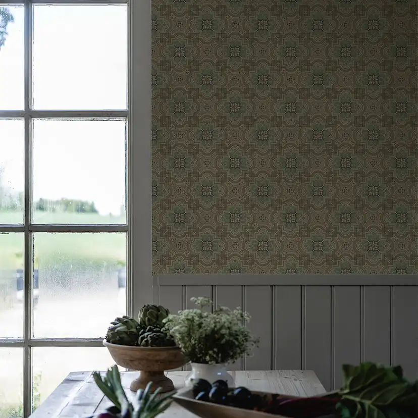 Tapet Duro Gammalsvenska Klassiker 1850-1950 Alnön Beige 517-02