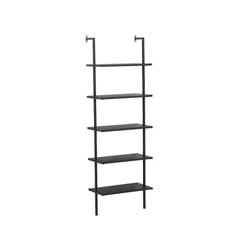 Vägghängd Hylla Venture Home Caracas i Svart Stål 183 cm