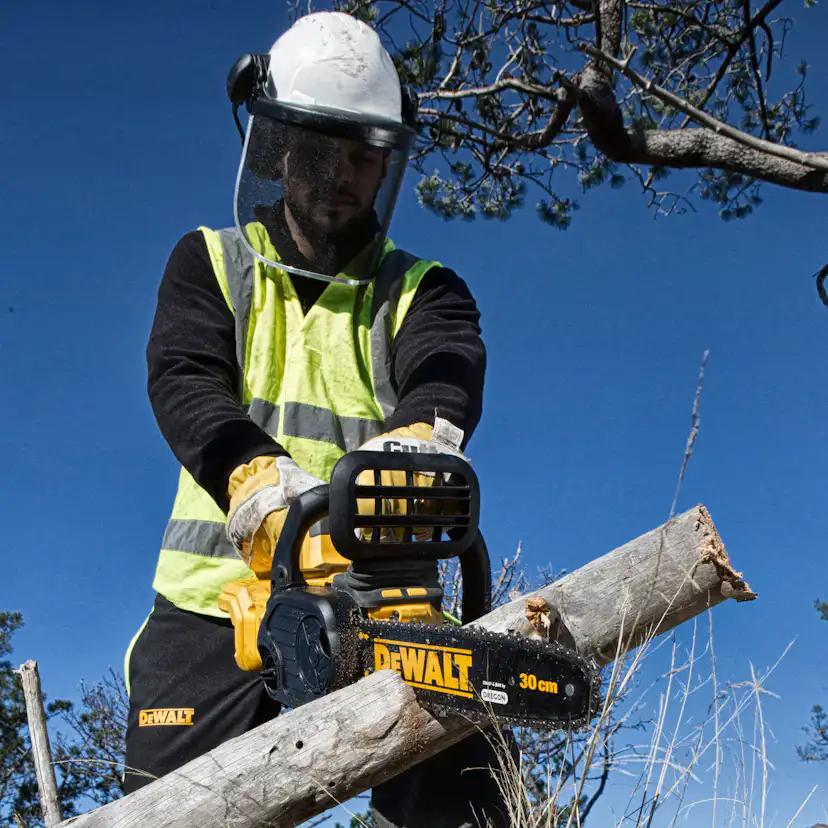 Motorsåg Dewalt DCM565P1-QW Med batteri och laddare 18 V