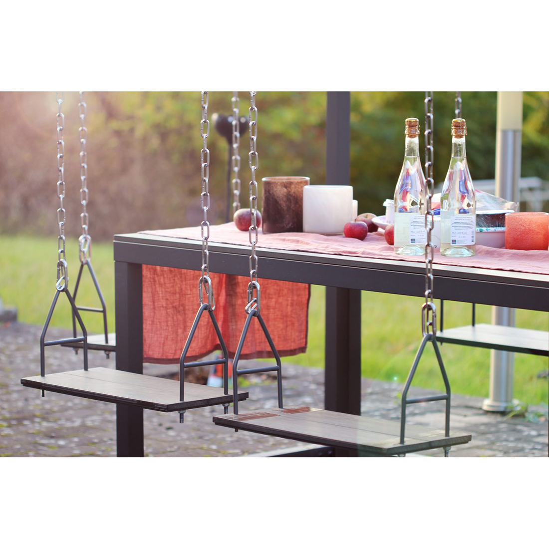 Pergolagunga Jabo Med Bord För 6 Personer 2200x1400x2100 mm
