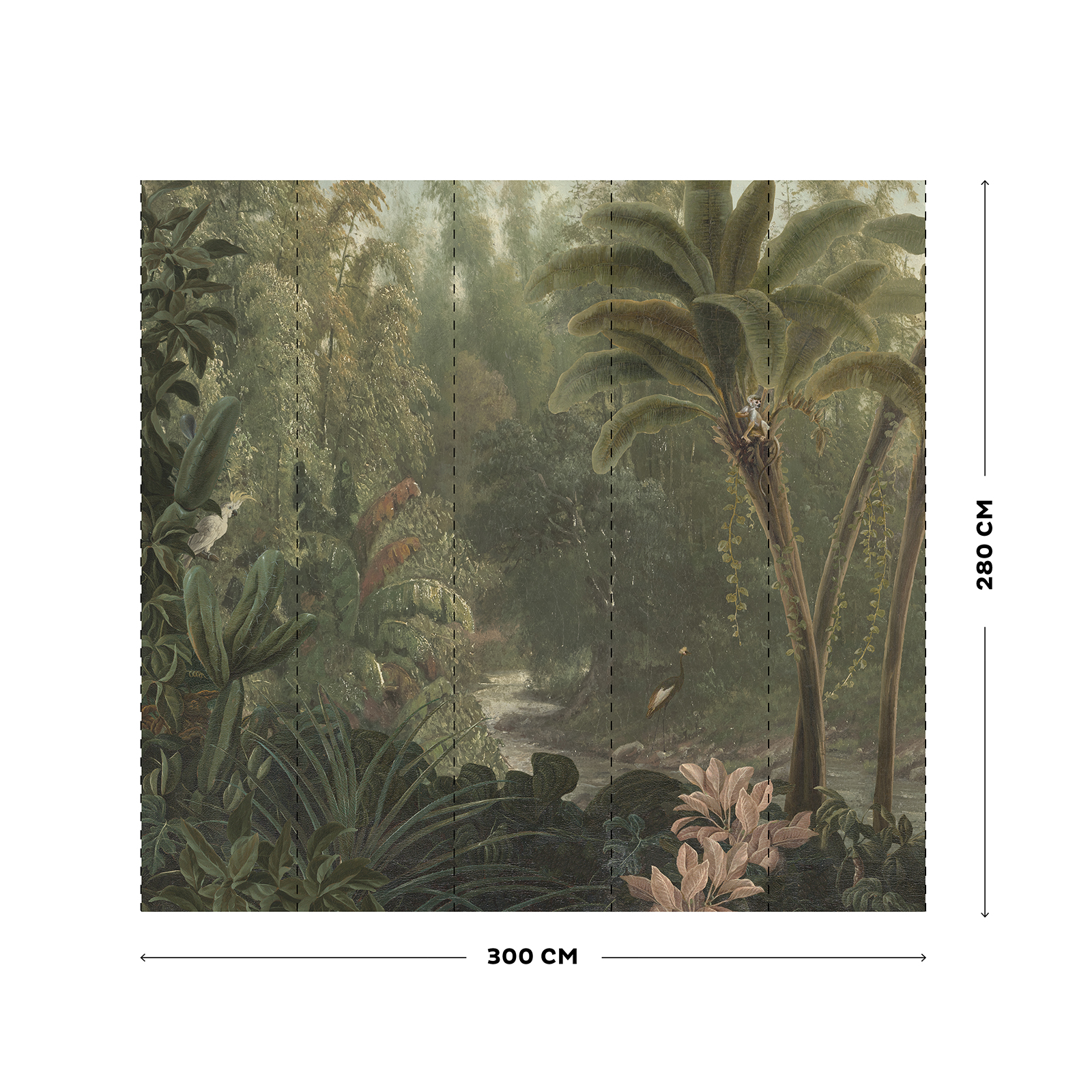 Fototapet Art For The Home Jungle 280x300cm