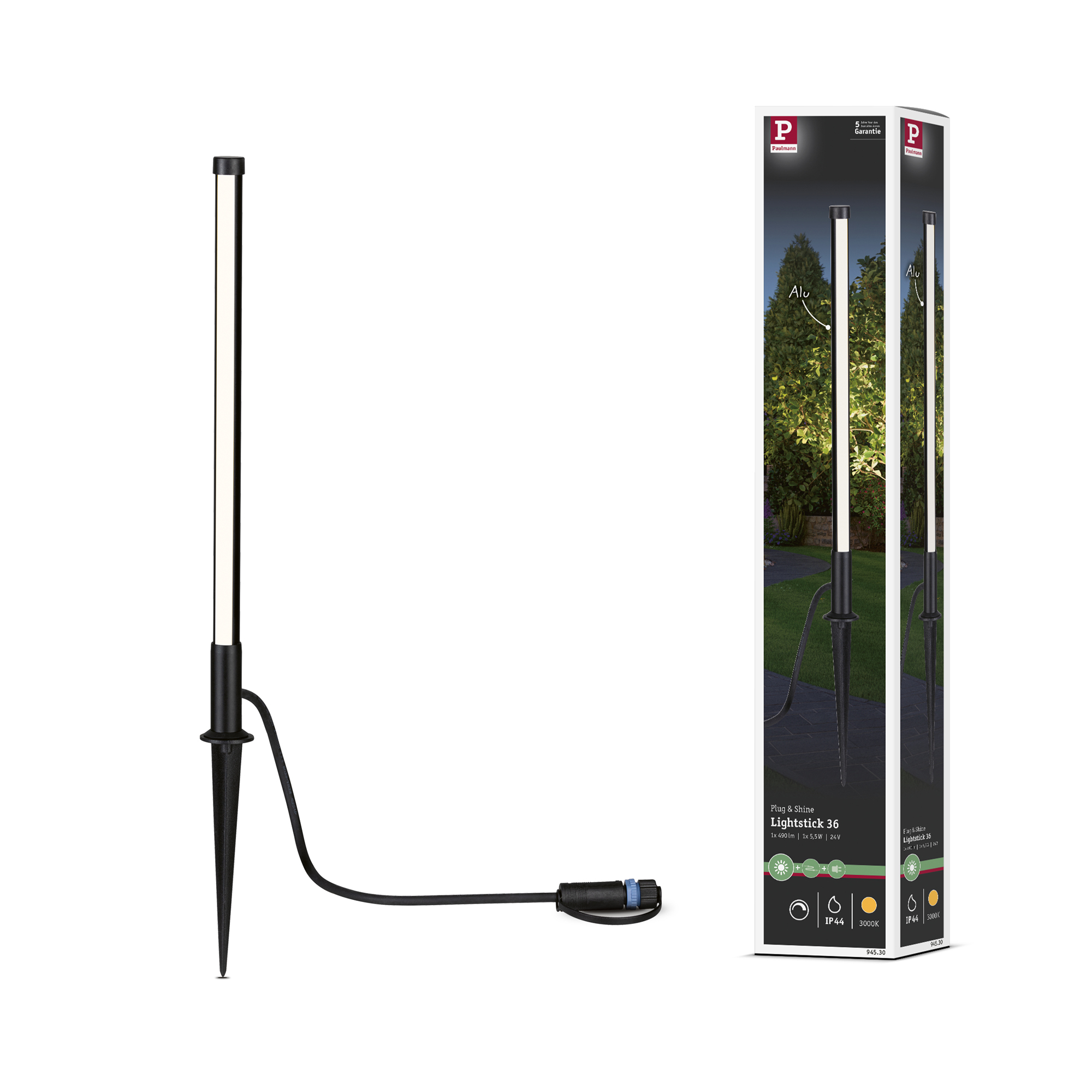 Pollare LED Paulmann Pin Plug & Shine IP44 24V