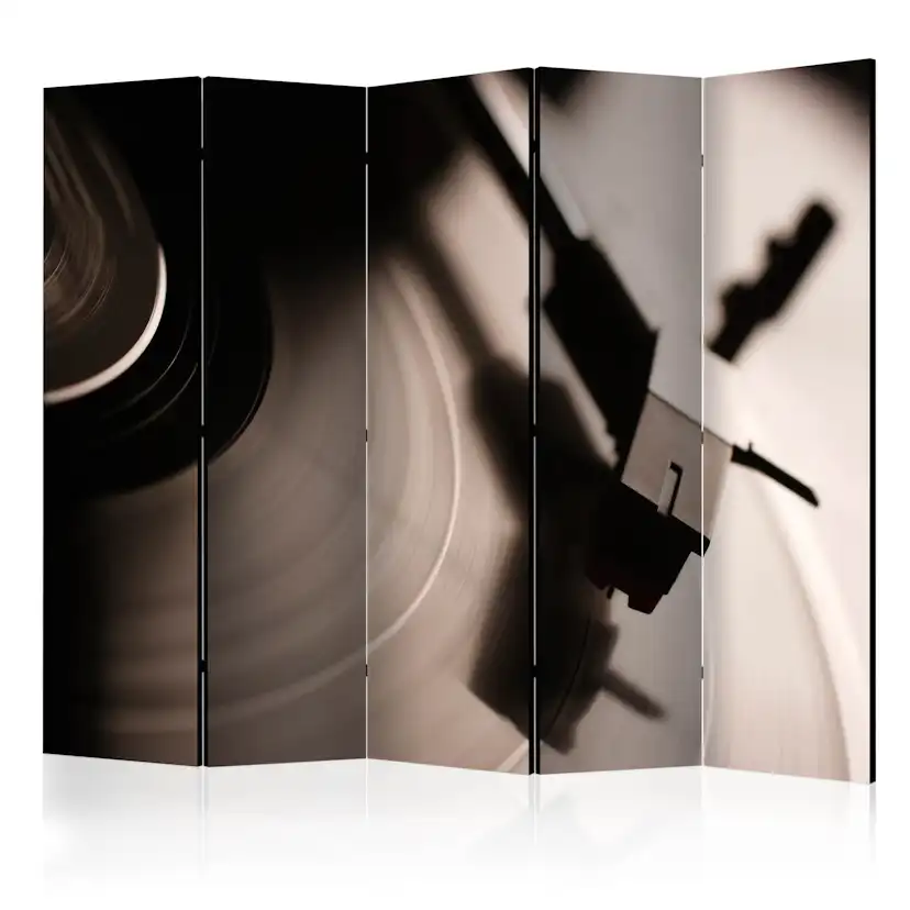 Rumsavdelare Skärmvägg Arkiio Gramophone And Vinyl Record II 225x172 cm