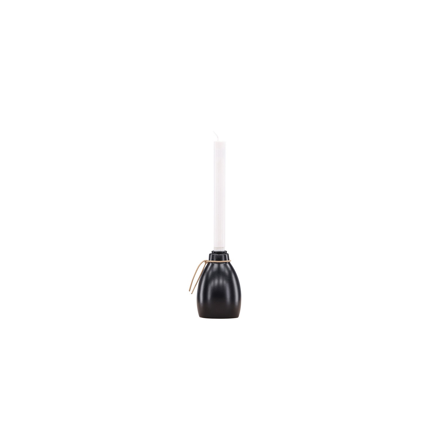 Ulricehamn Candlestick  9cm - Black  / 9 cm