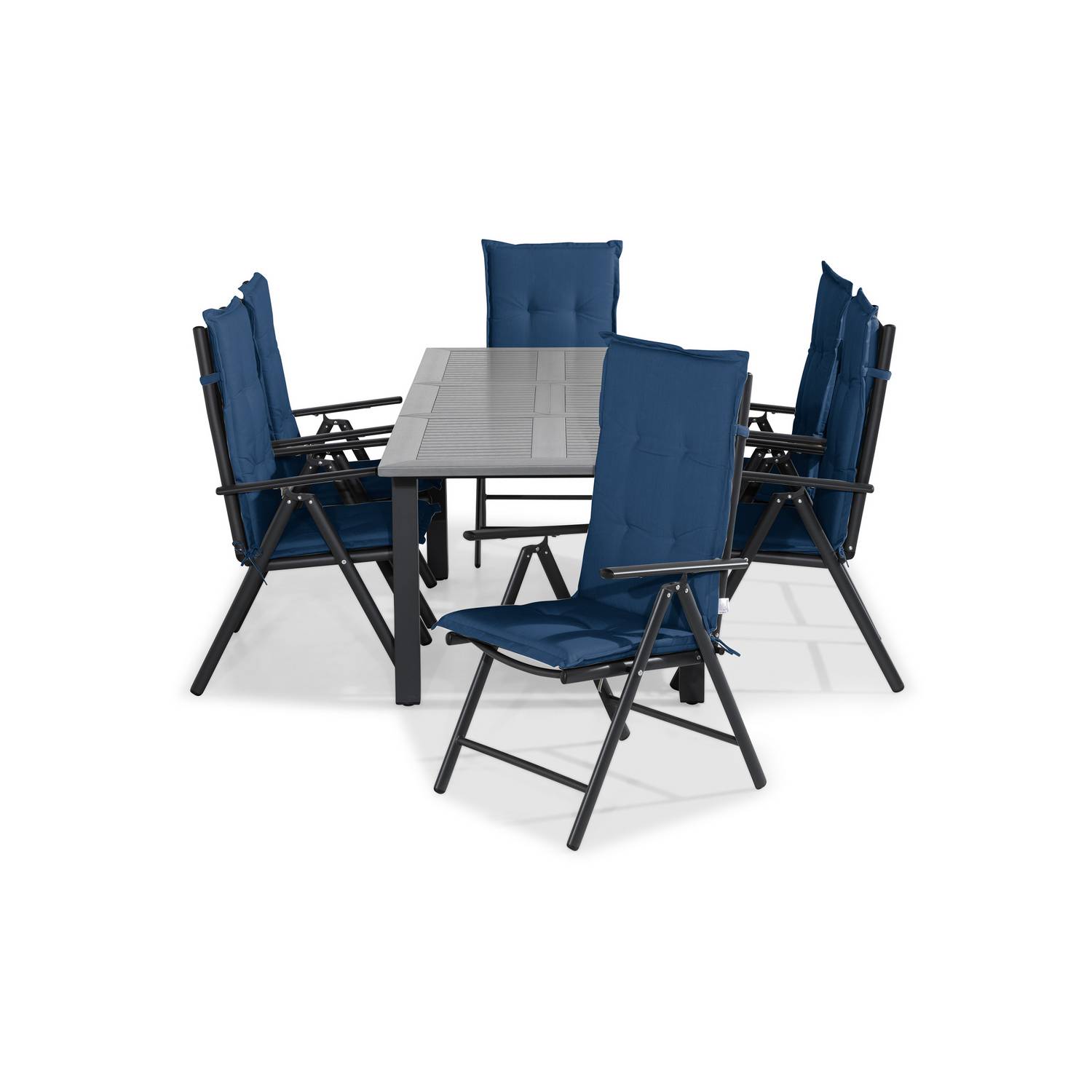 Matgrupp Comfort Garden Monaco Matgrupp Utomhus 152-210x90 med 6 Maggie Positionsstol m Dyna