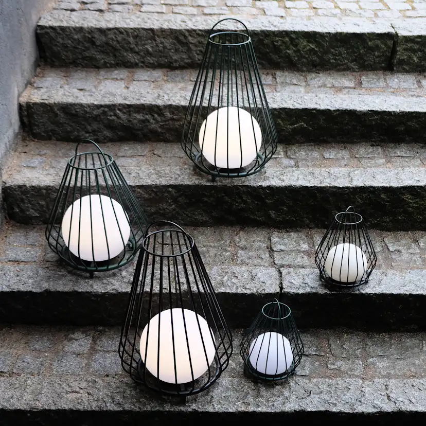 Solcellslampa Dyberg Larsen Evesham LED-Lykta Medium