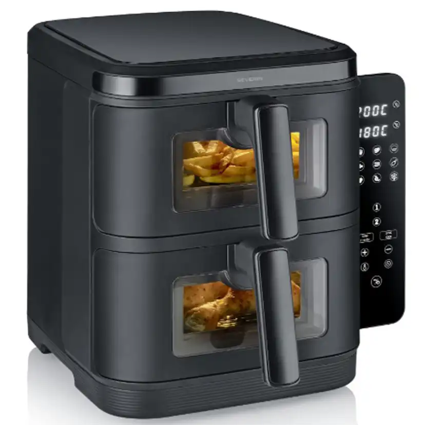 Airfryer Severin S-Fry Duo Stack FR 2468