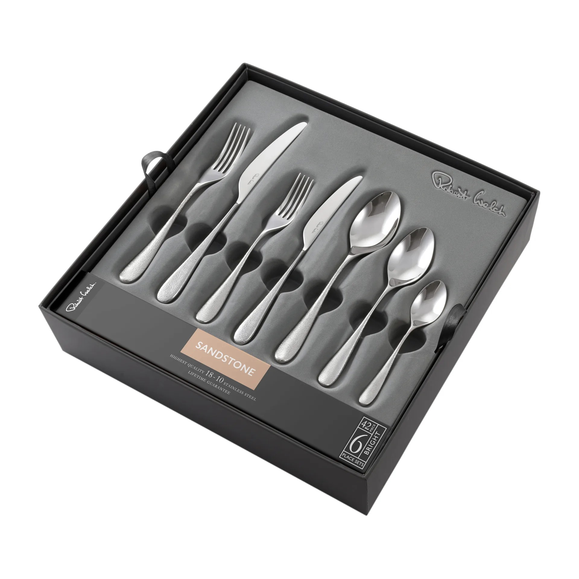 Bestickset Robert Welch Sandstone Blank 42 Delar