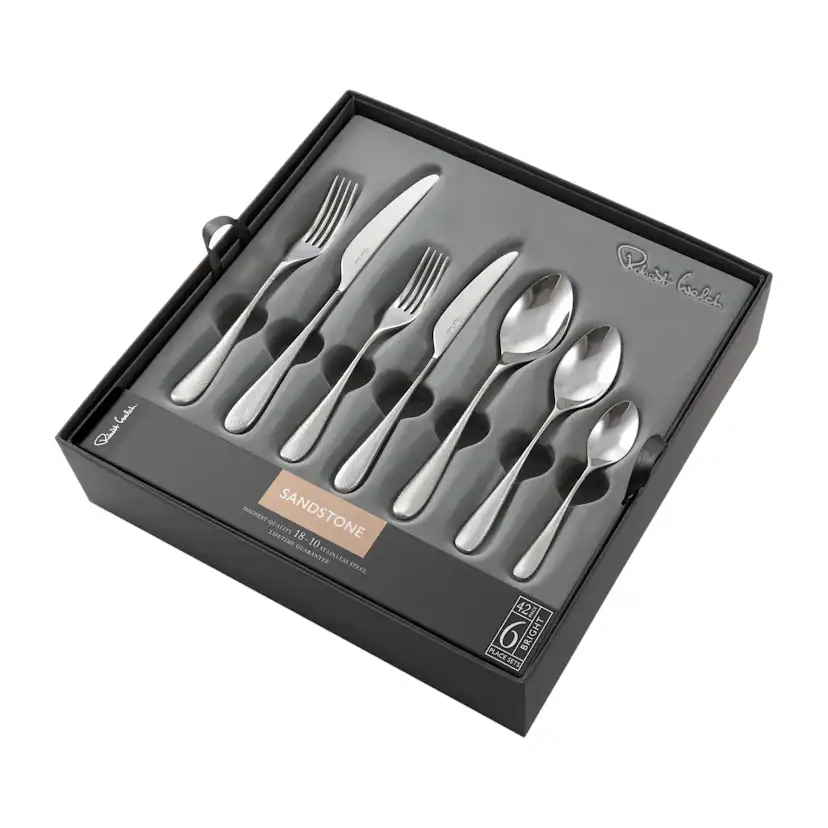 Bestickset Robert Welch Sandstone Blank 42 Delar