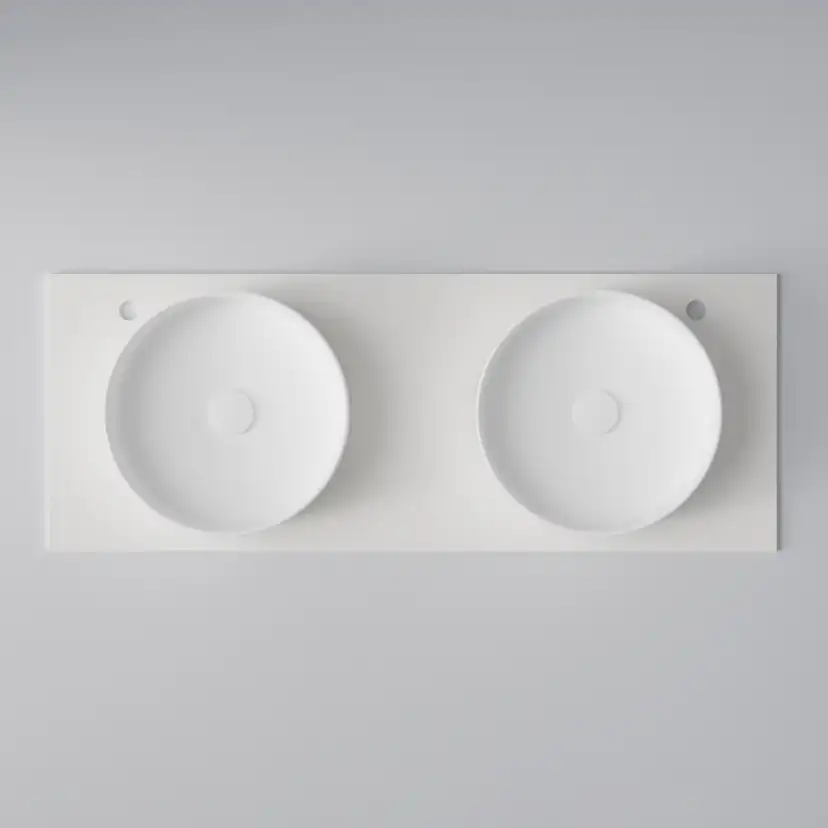 Bänkskiva Flow 120 D,
Plain White,
1208x12x460 mm (BxHxD). Plain White, Bredd: 1208mm