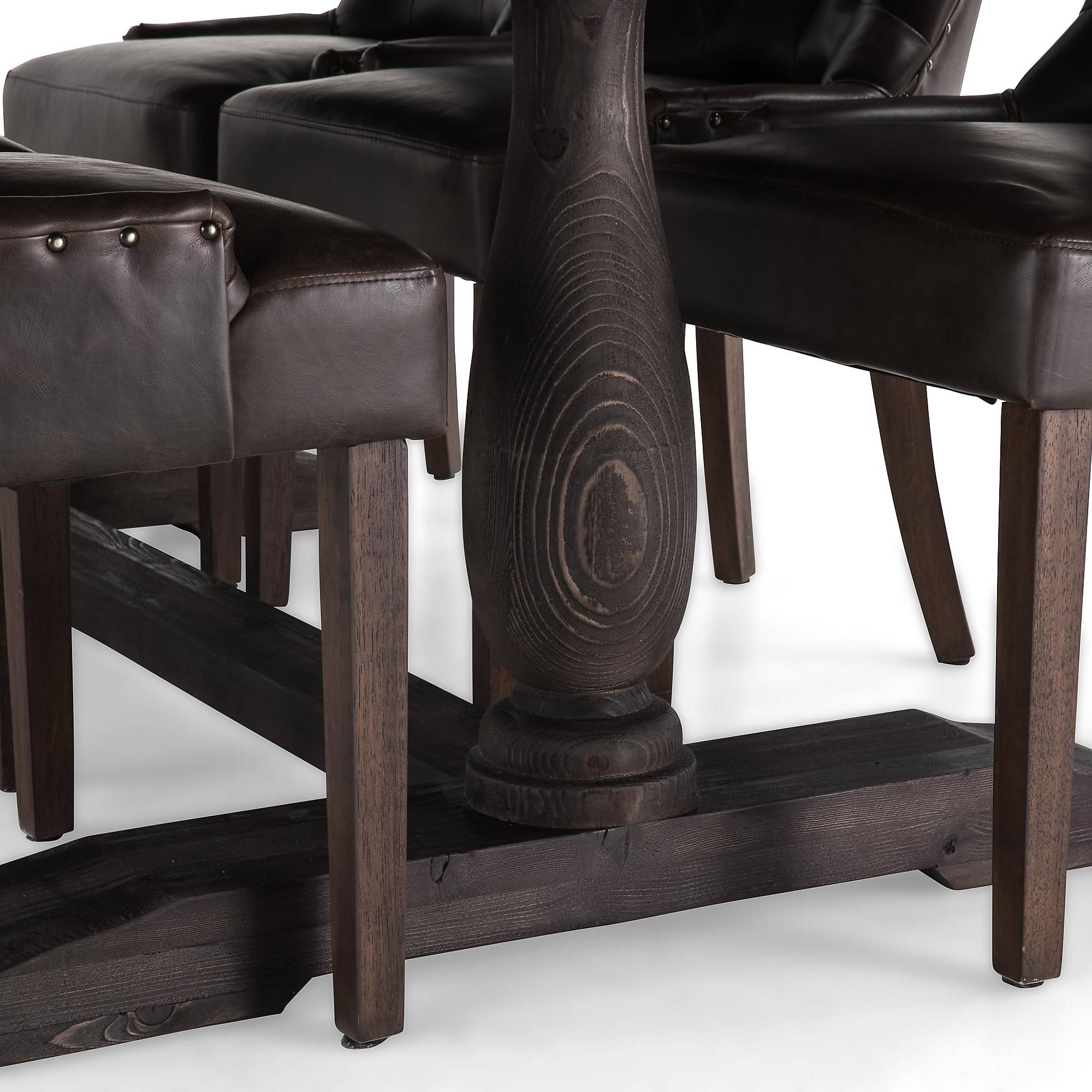 Matgrupp Bloomington Dijon Rektangulärt Matbord 200 cm med 6 Tuva Matstol