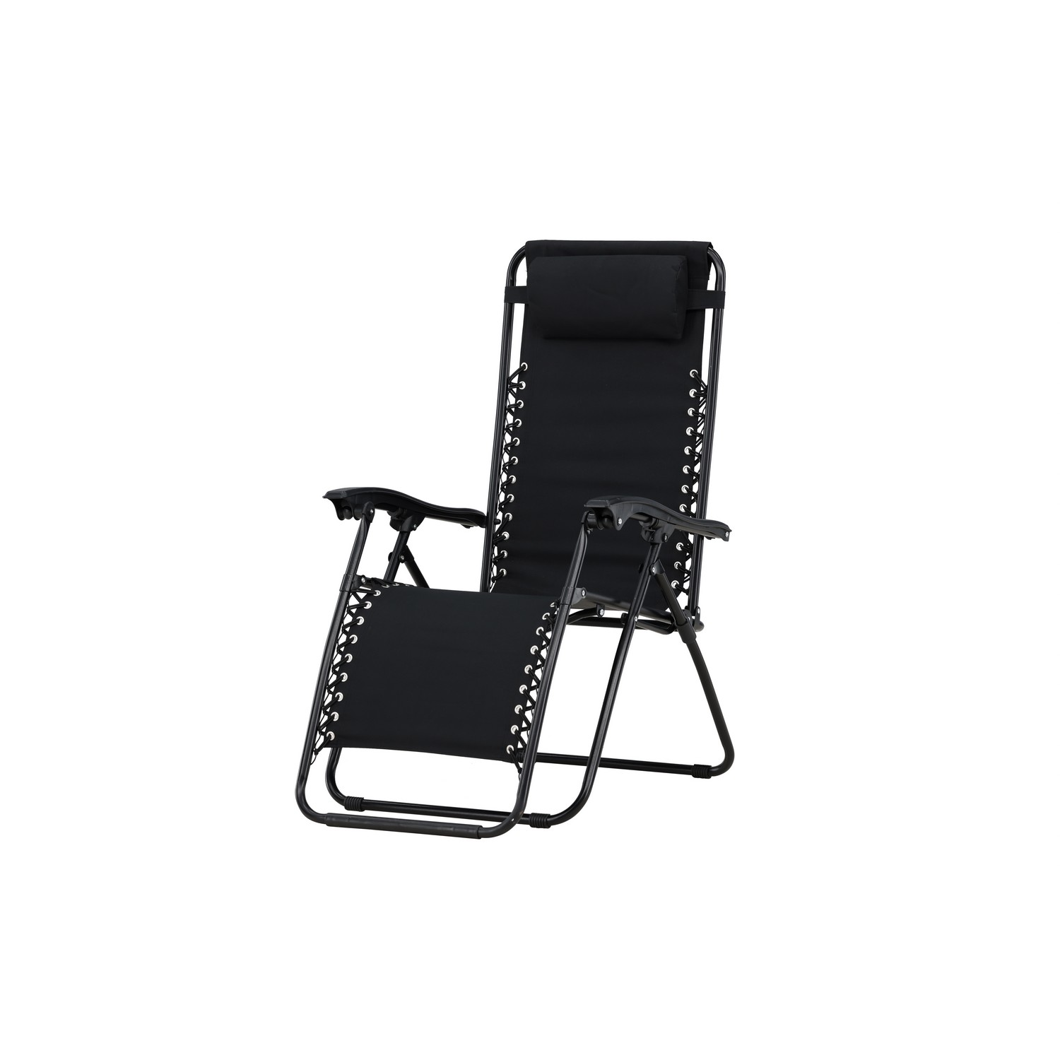 Vulcano Sun Lounge - Black / Black Solstol Venture Home Vulcano