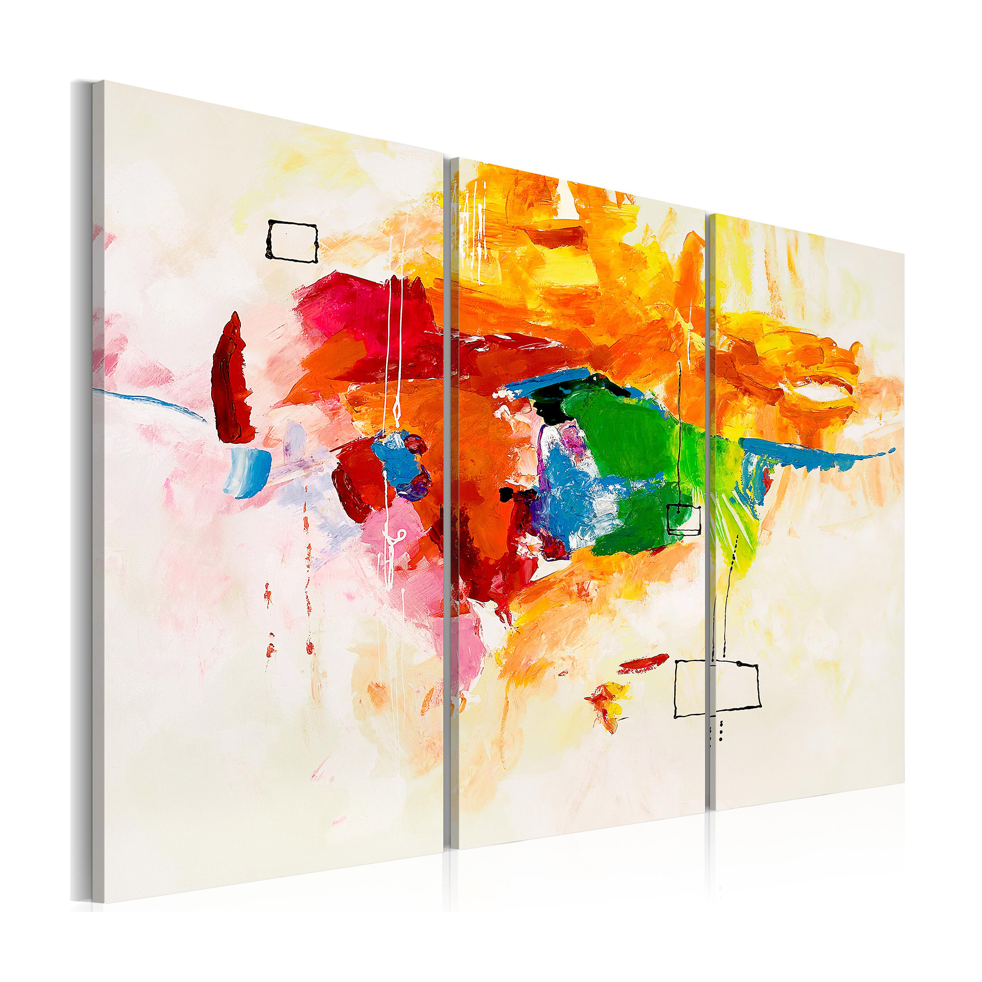 Handmålad Tavla Arkiio  Papegojan 120x80