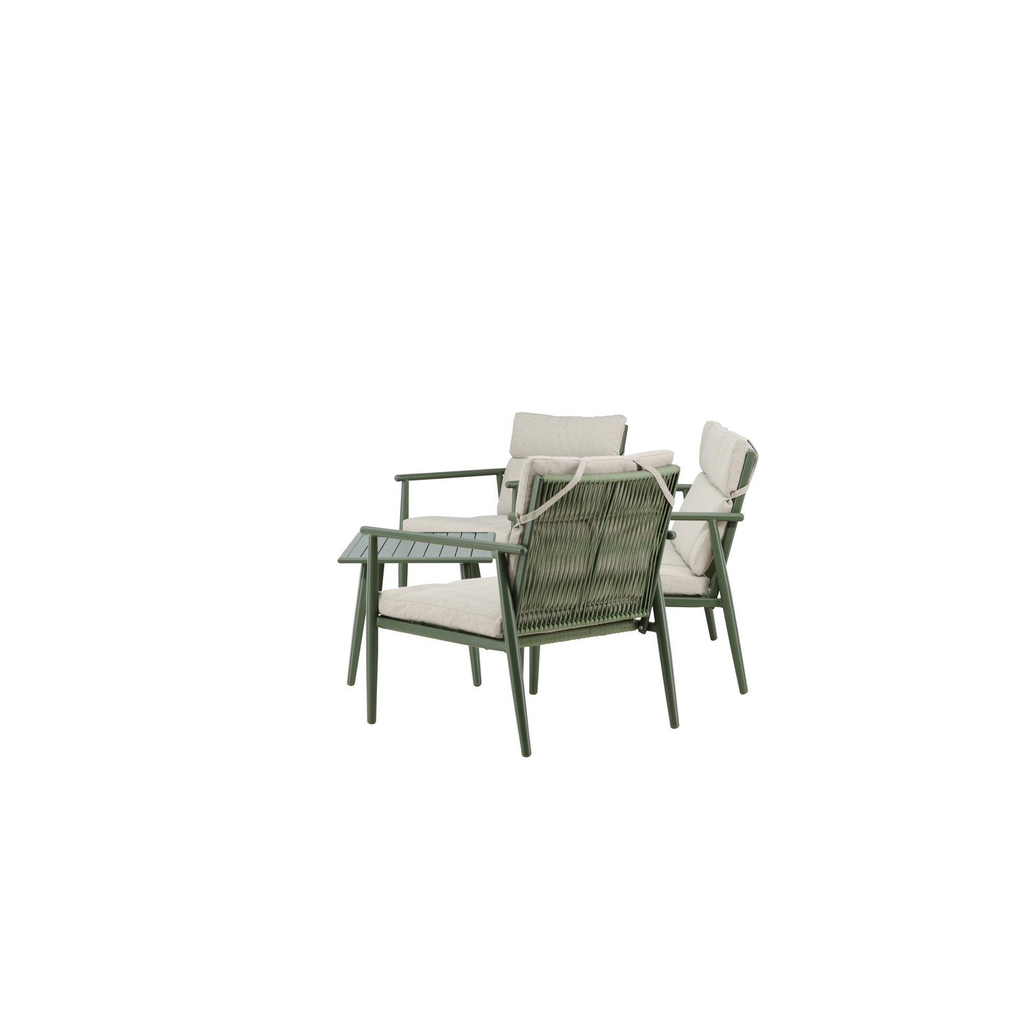 Mazzaro Sofa Set - Green / Beige Grön