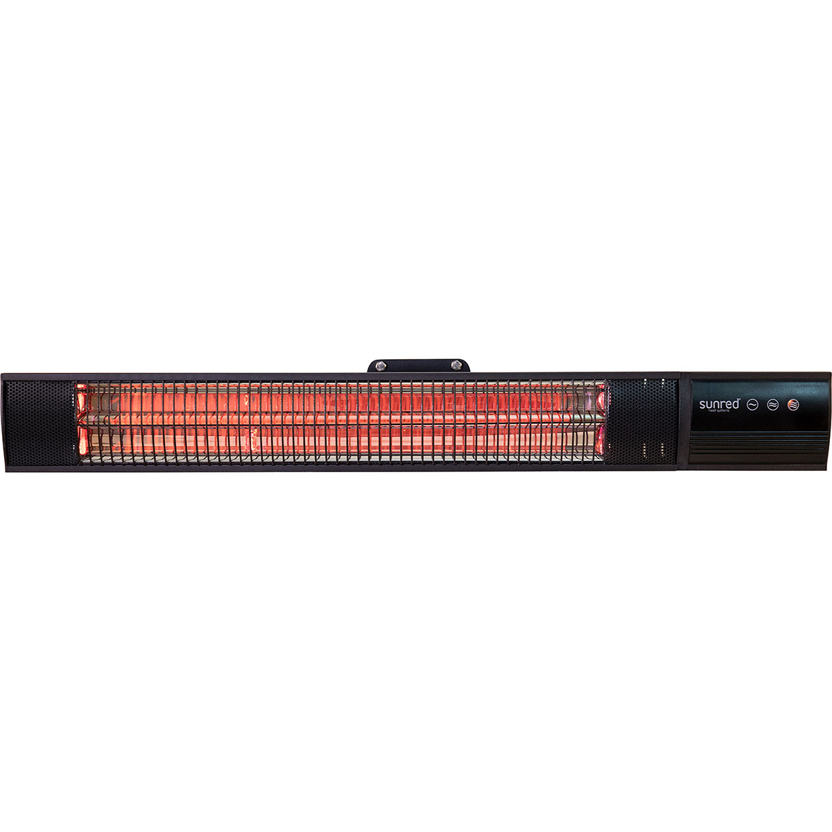 Infravärmare SunRed RD-DARK-25, Vägghängd Terrassvärmare med 2500 W Effekt
