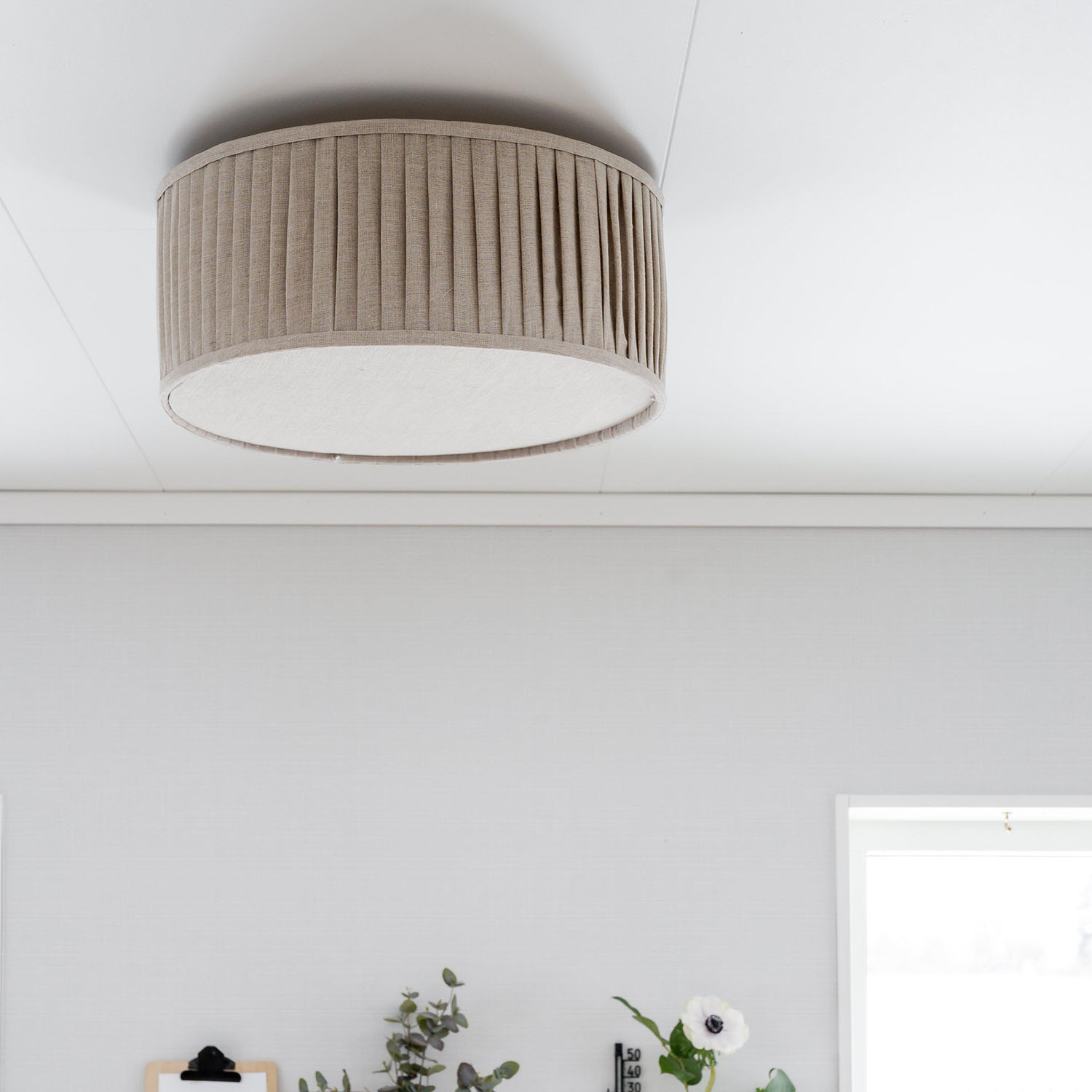 Taklampa PR Home Plissé Veck