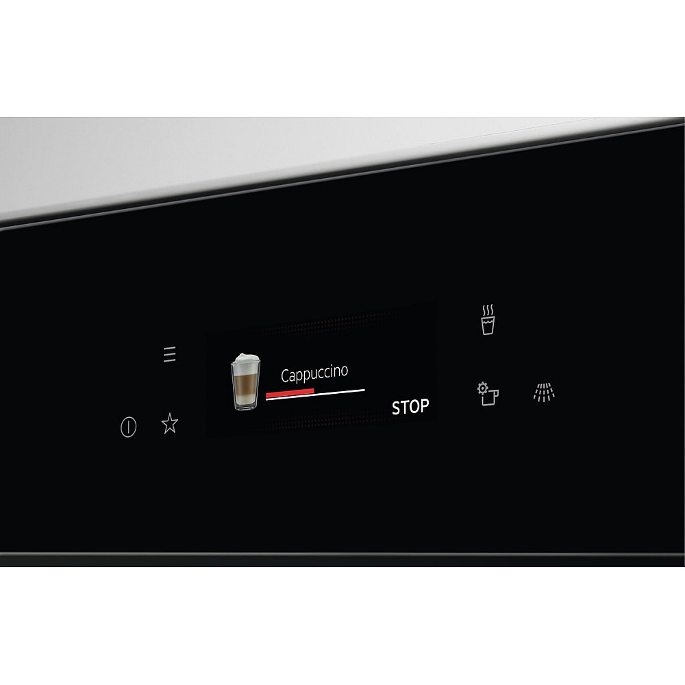 Inbyggnadsbar Kaffebryggare AEG KKB894500B med Mjölkkanna för Skum