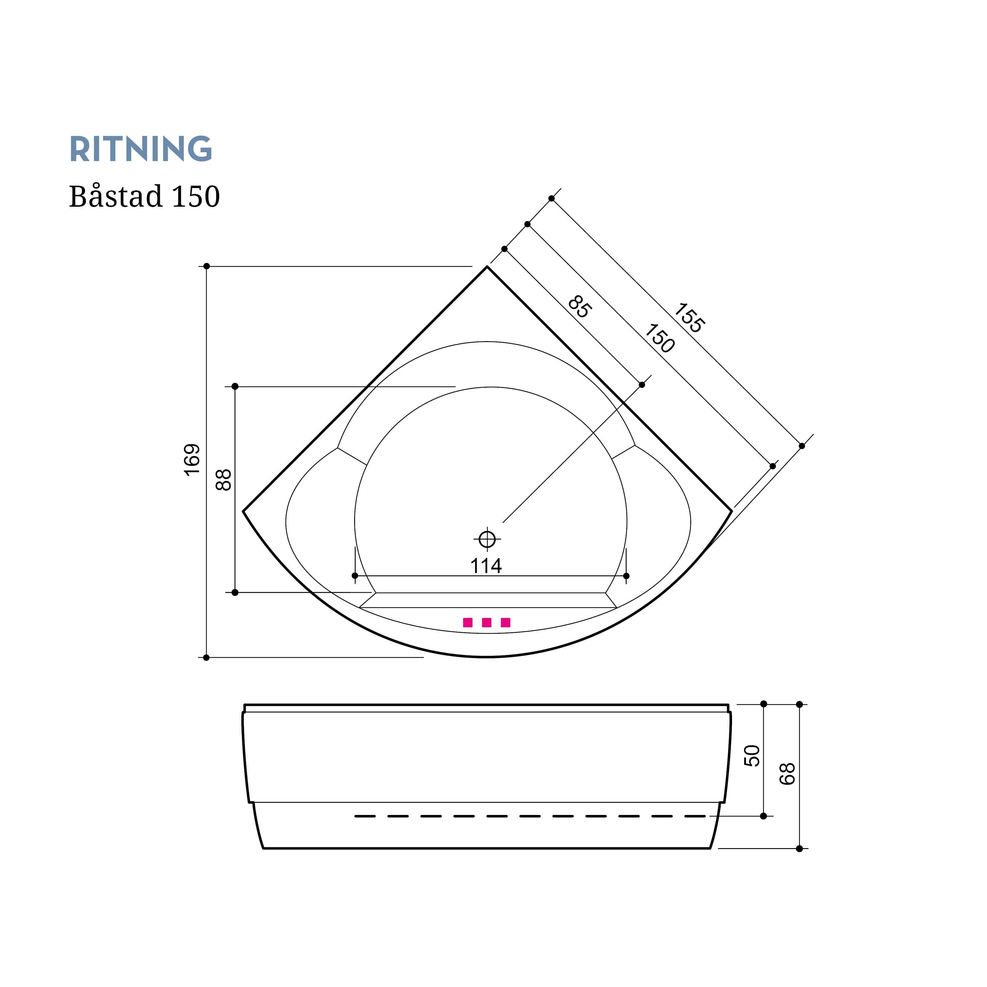 Bubbelbadkar Swebad Båstad