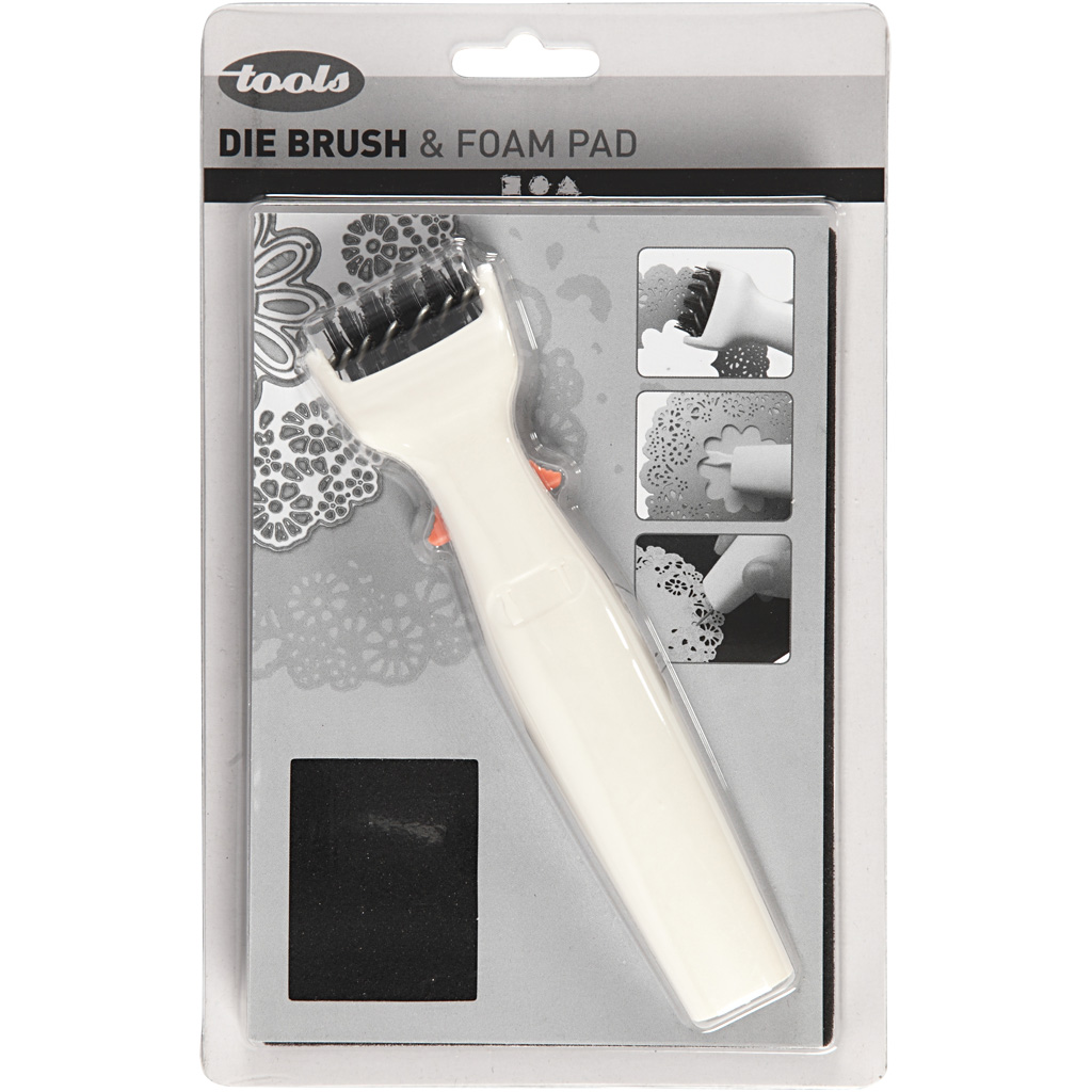 Die Brush & Foam Pad Creativ Company Stl 4x15 5 cm 1 st