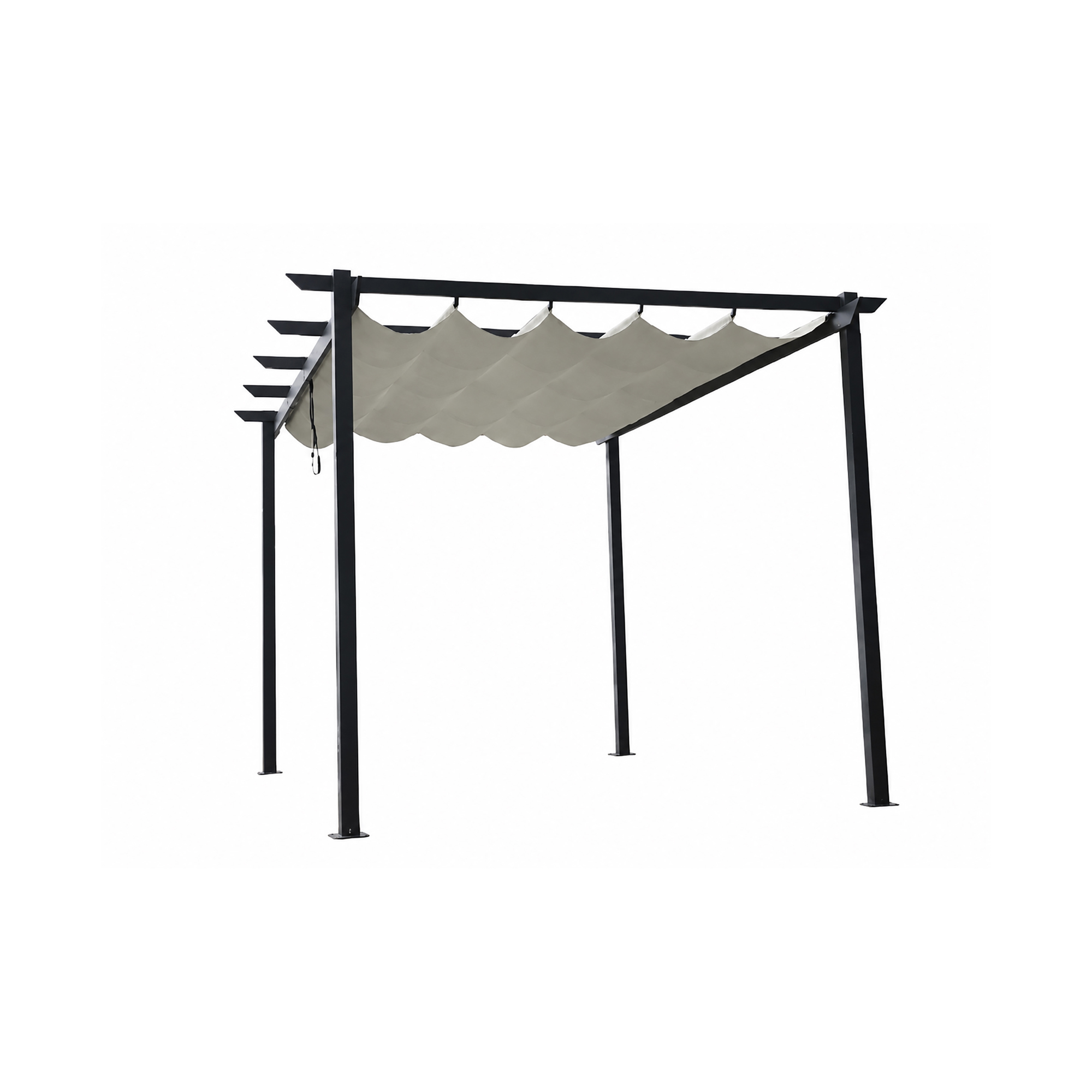 Pergola Mag-Pro Aluminium Med Tygtak 3 x 4 m