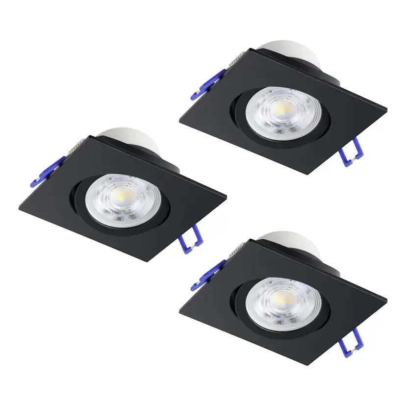 Infälld Lampa Eglo Saliceto 88x88 mm 4000K Set om 3