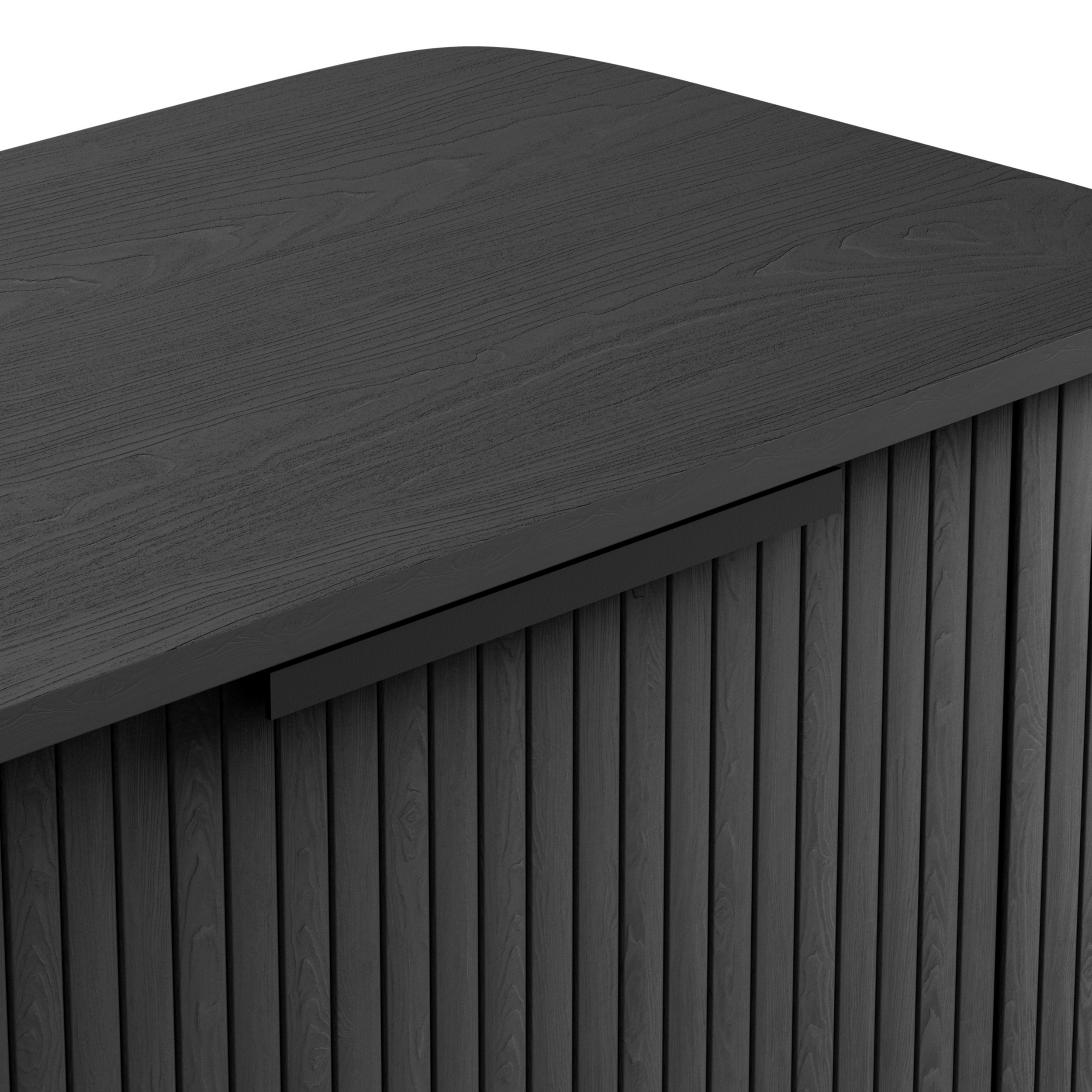 Sideboard Bark Kopparbo Ribbad med Förvaring 210 cm