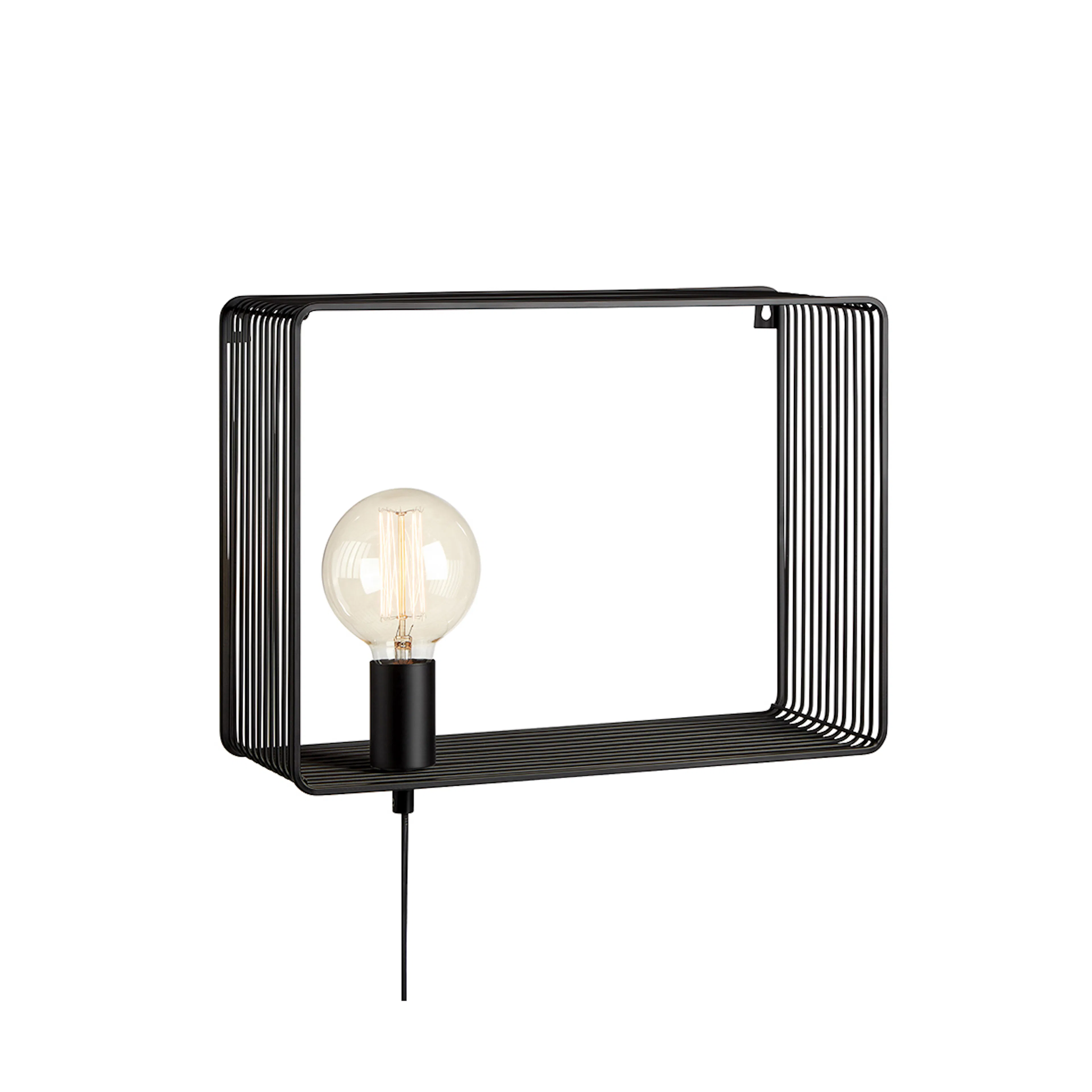 SHELF Vägg 1L Svart Svart