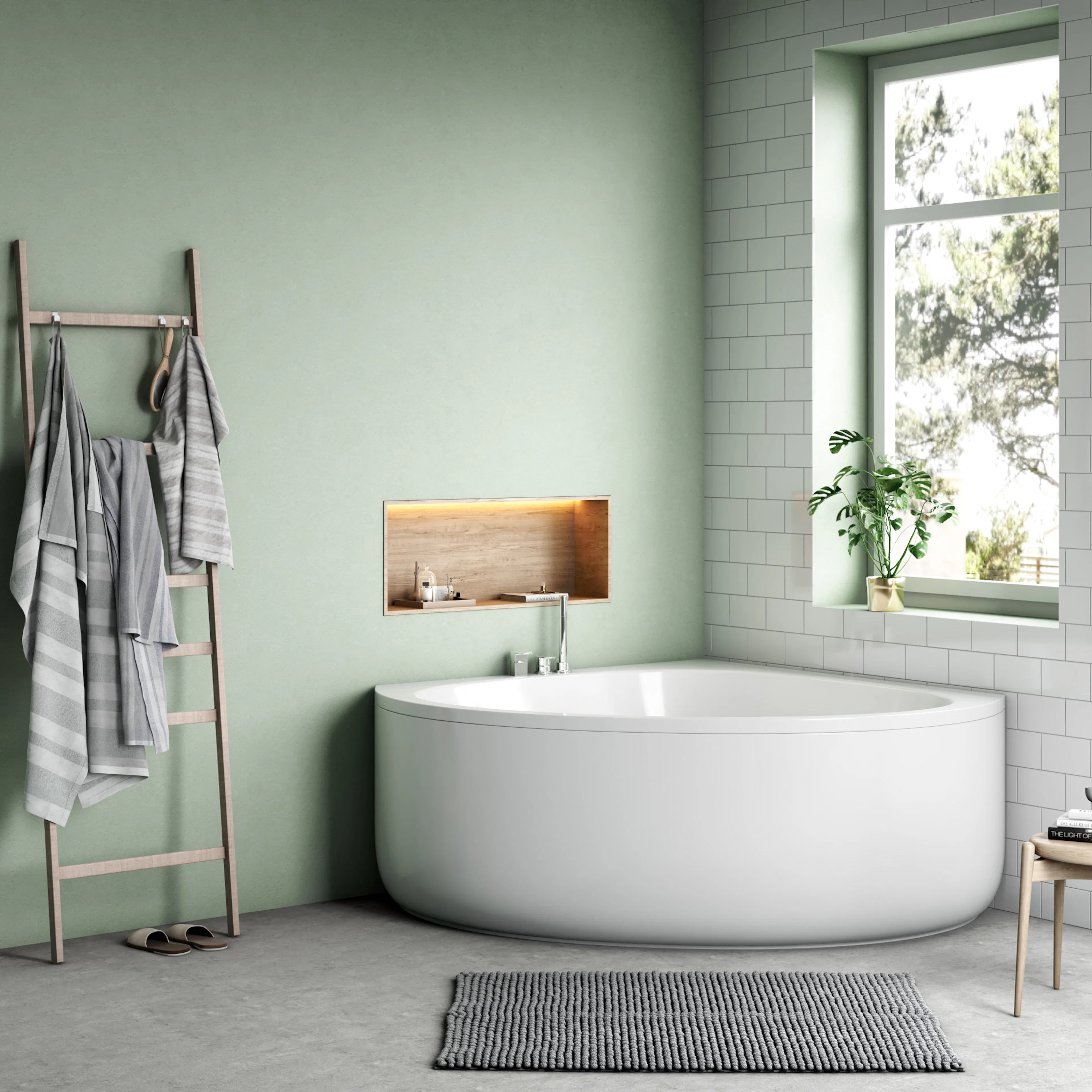 Badkar Berlin Storlek: 1400x1400 mm