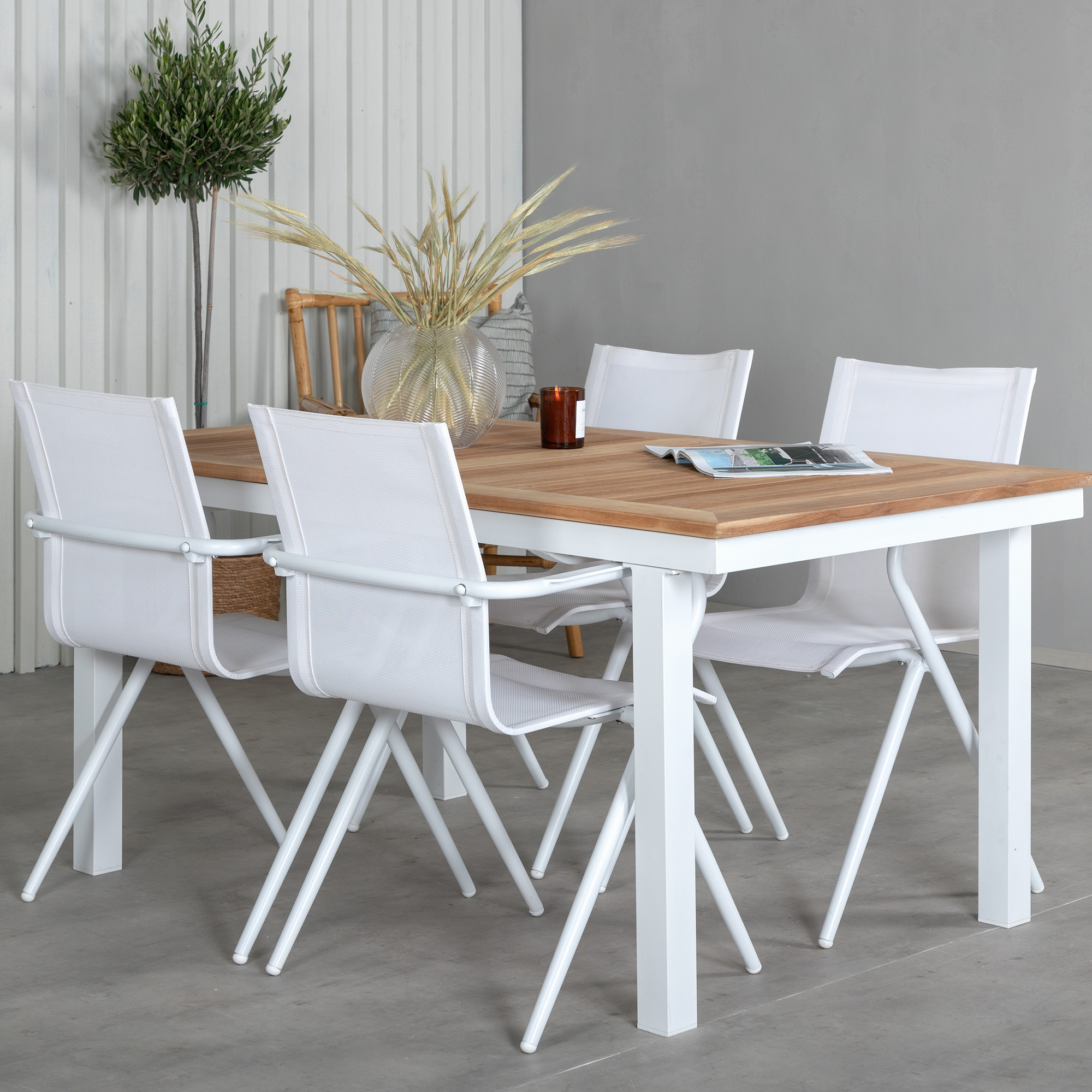Matgrupp Venture Home Pave med 4 Act Stolar L: 160 cm
