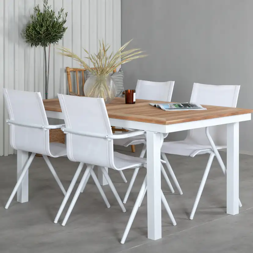 Matgrupp Venture Home Pave med 4 Act Stolar L: 160 cm