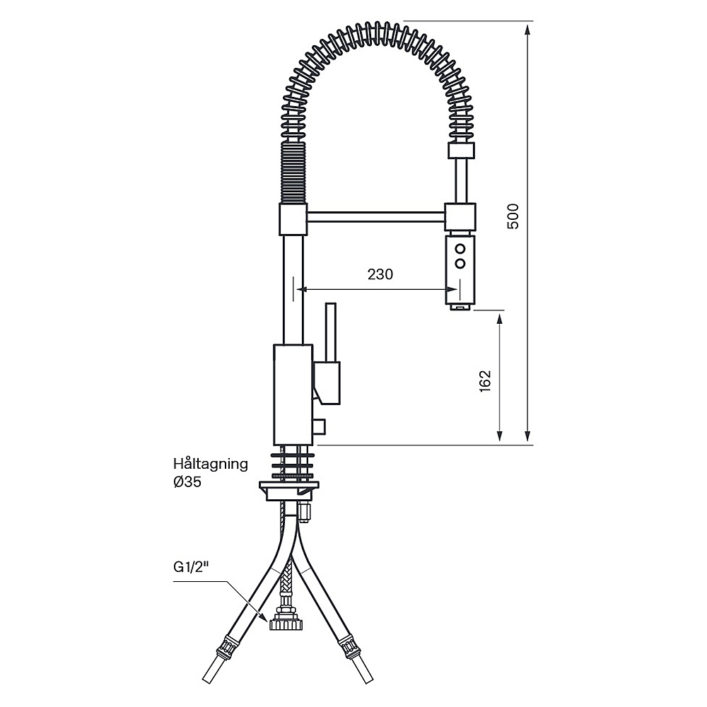 Köksblandare Tapwell EVO 186