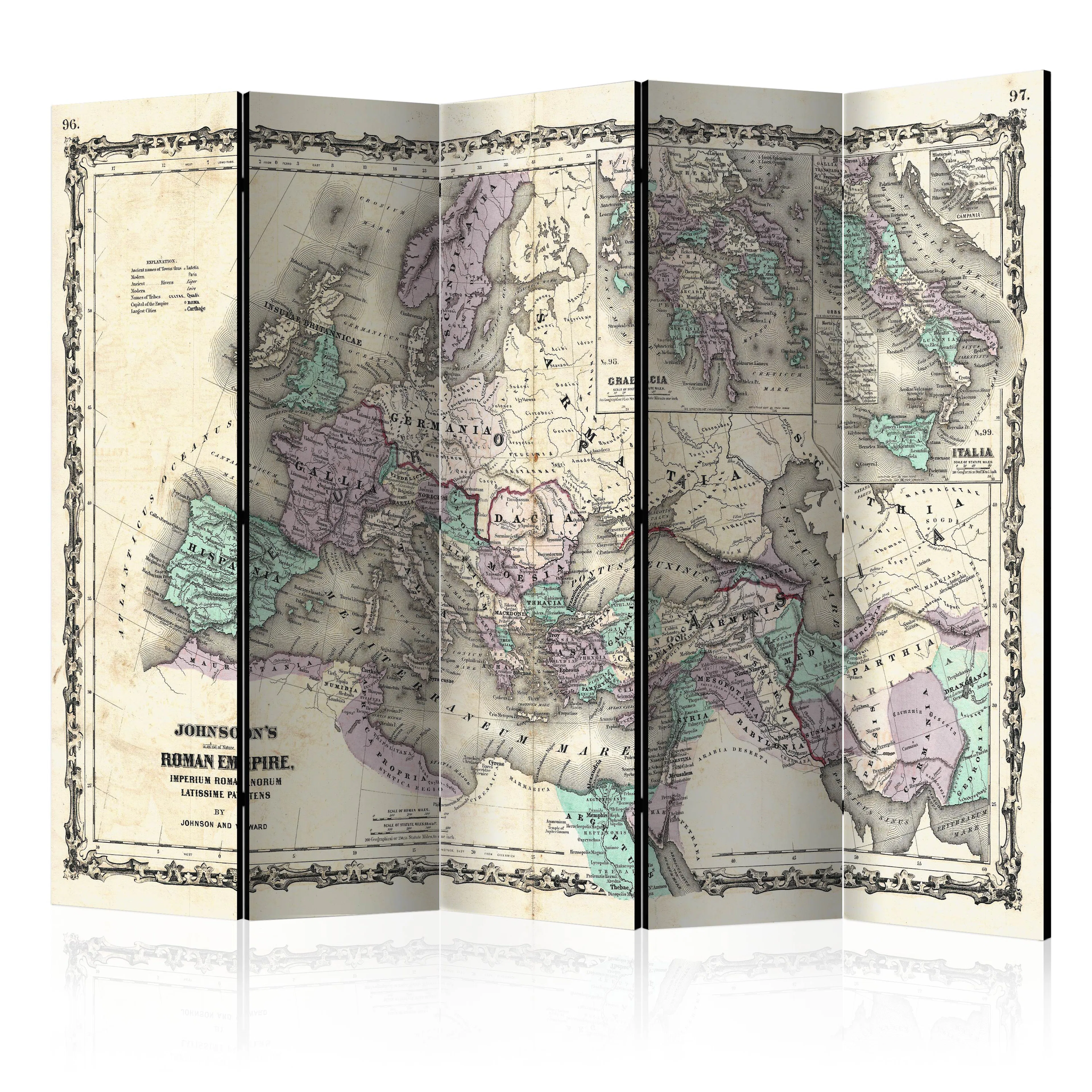 Rumsavdelare Skärmvägg Arkiio Johnson's Roman Empire 225x172 cm