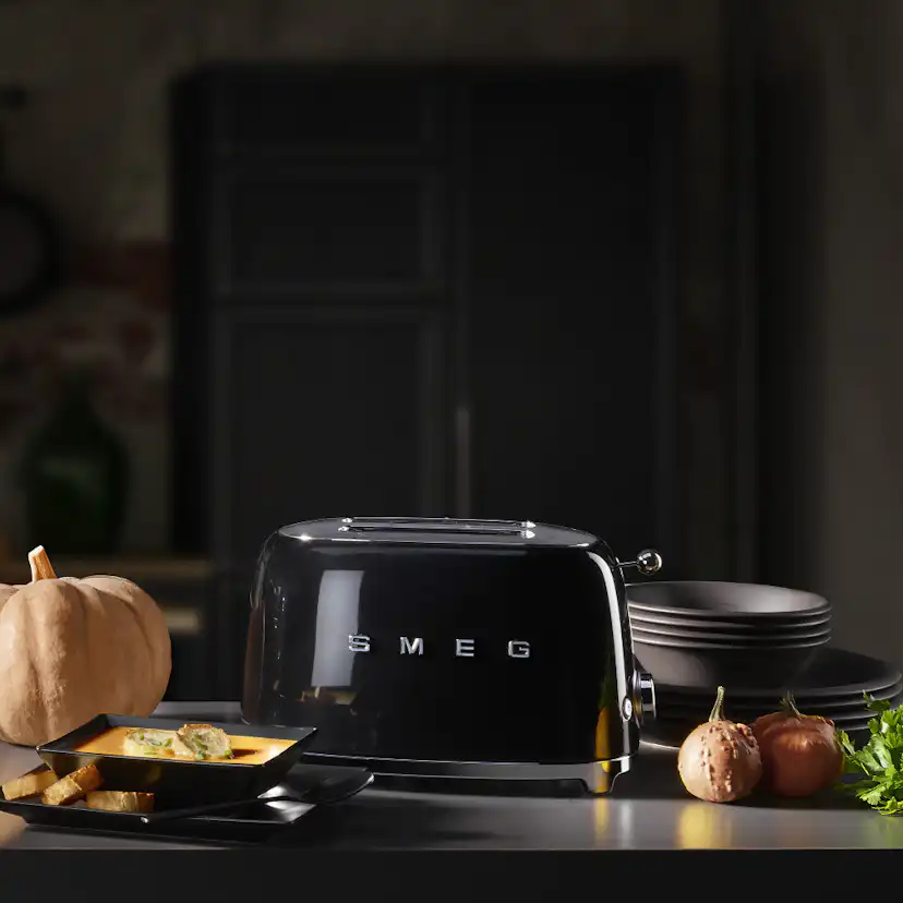 Frukostpaket Smeg Mini Brödrost och Vattenkokare