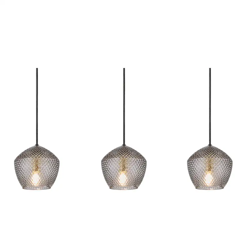 Taklampa Nordlux Orbiform 3-Pendel Rökfärgad