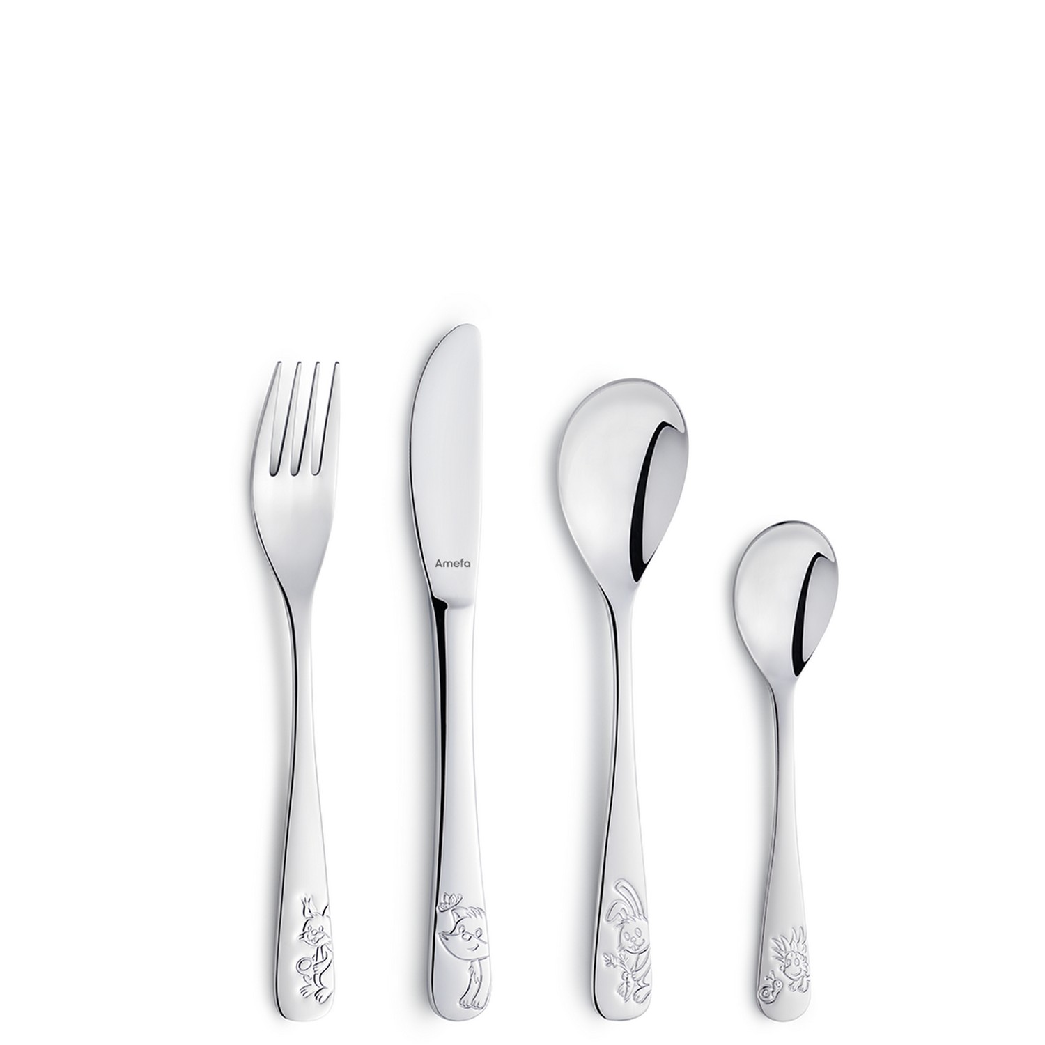 Barnbestick Amefa Forest Friends 4-pack